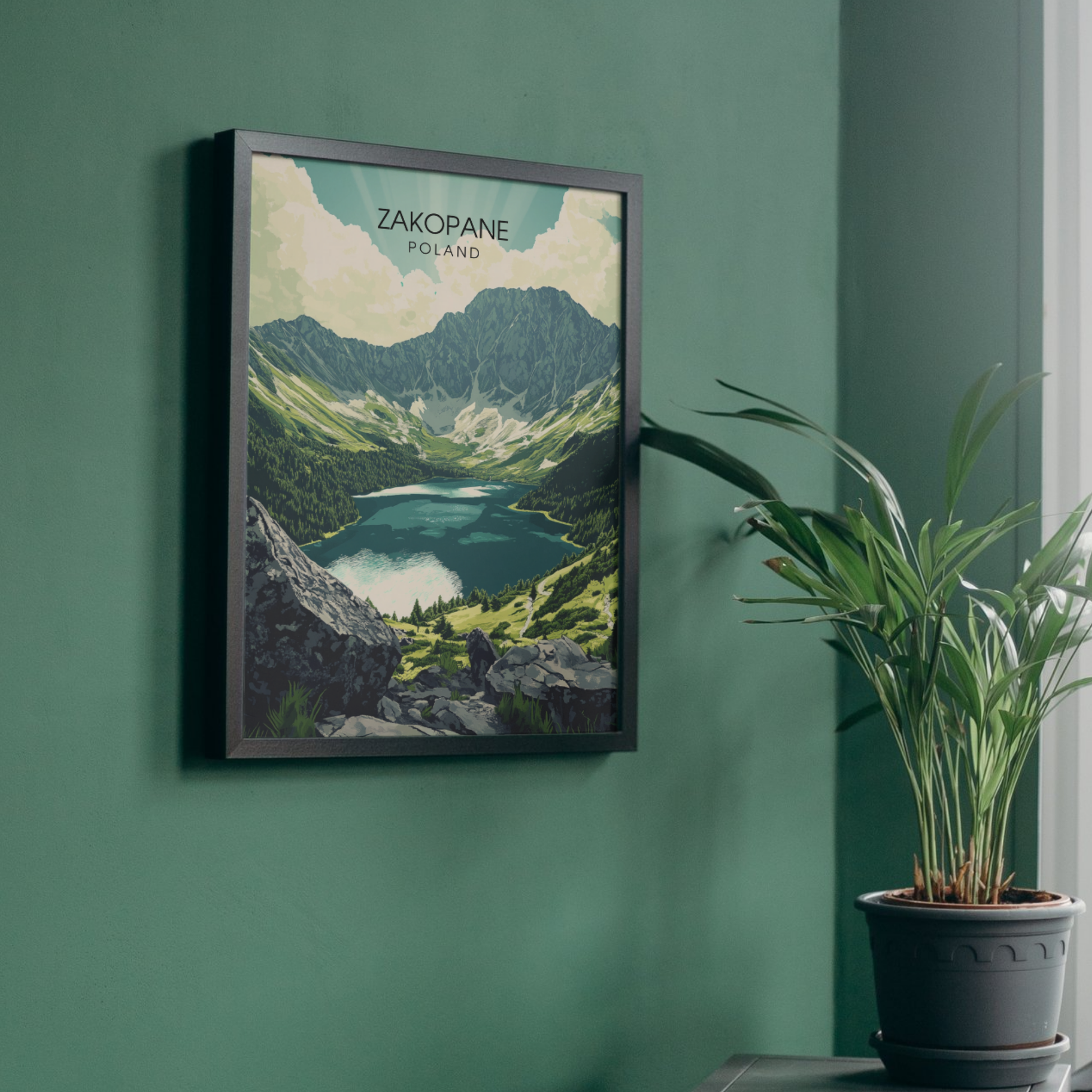 Affiche Zakopane | Impression Pologne | Affiche Pologne