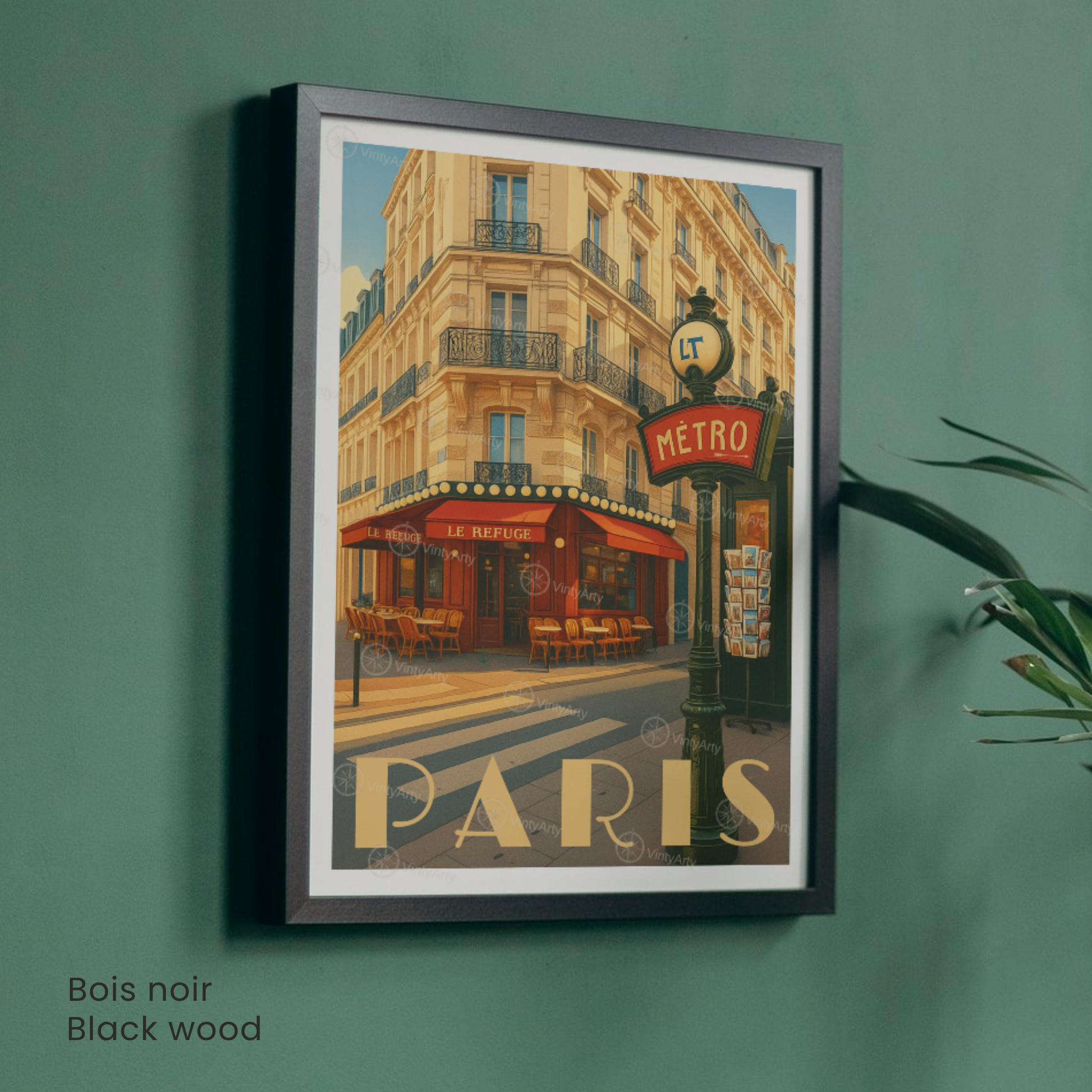 Affiche Paris | Impression artistique Métro | Affiche France