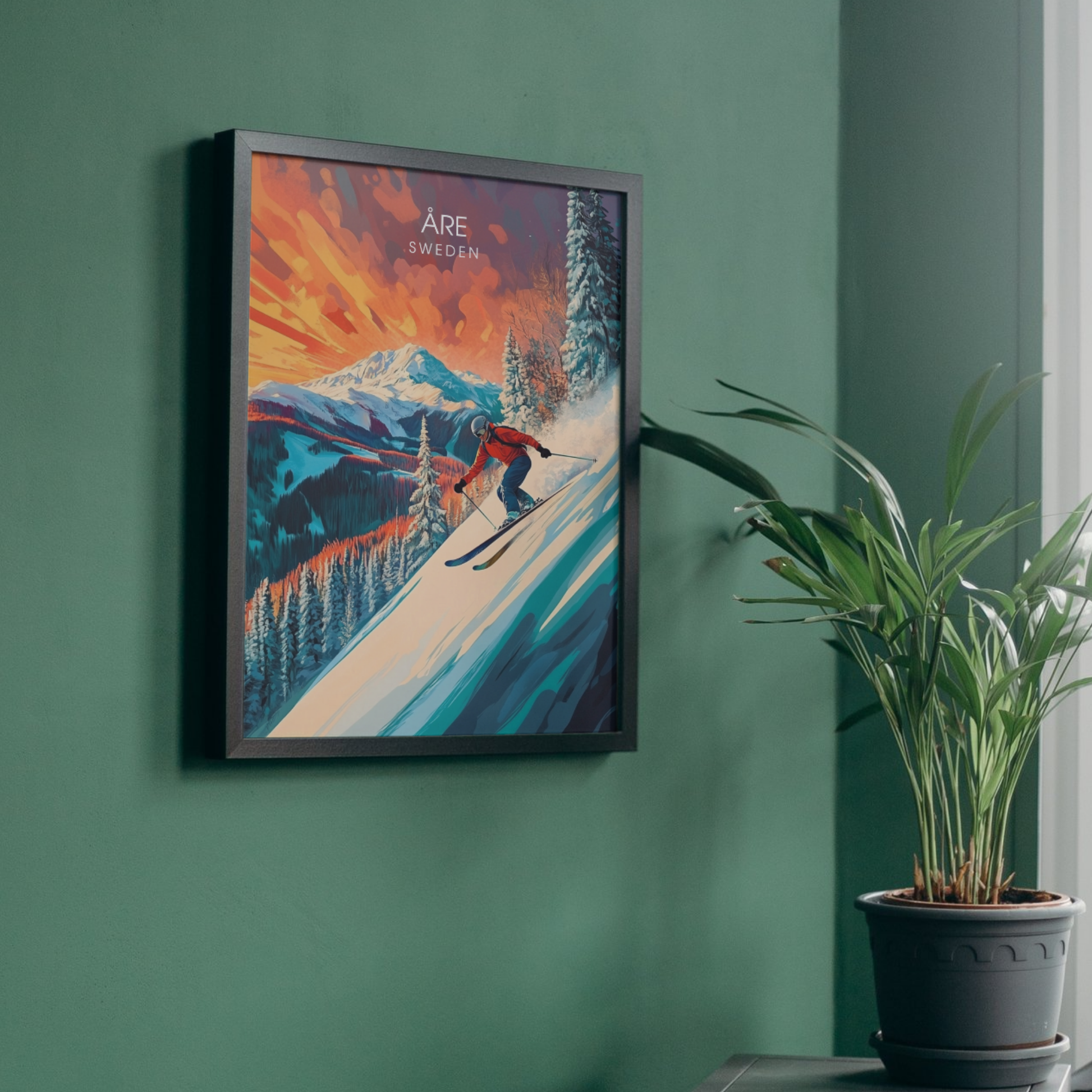 Affiche Åre | Impression Suède | Affiche Suède