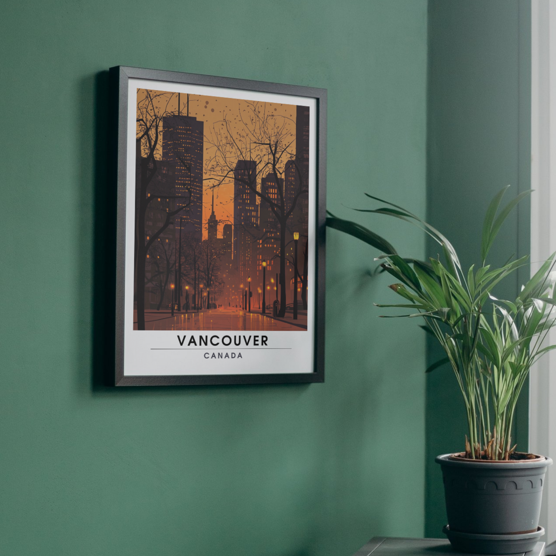 Affiche Vancouver | Impression de voyage Canada | Affiche Canada