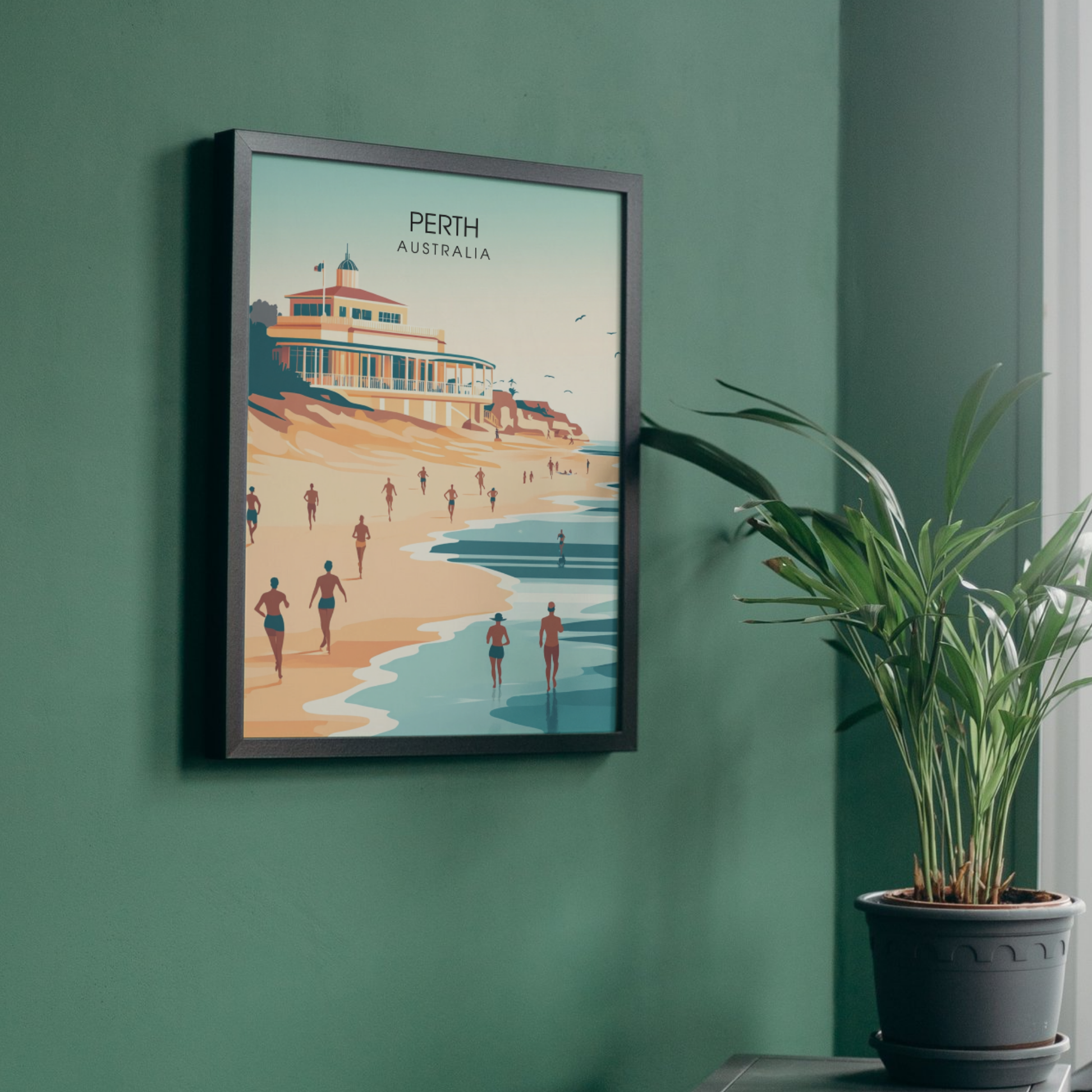 Affiche Perth | Impression Australie | Affiche Australie