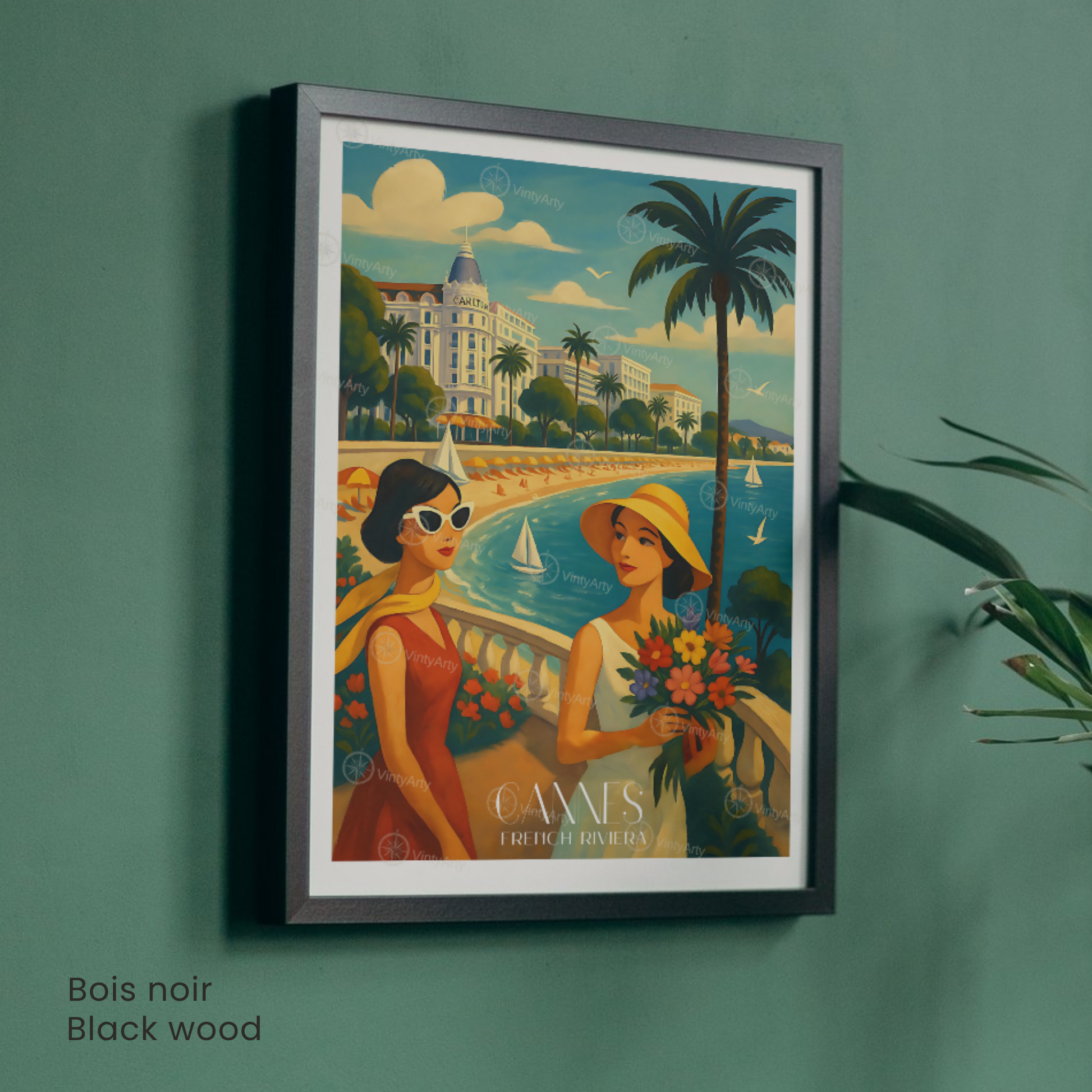 Affiche Cannes | Poster mural French Riviera | Affiche France