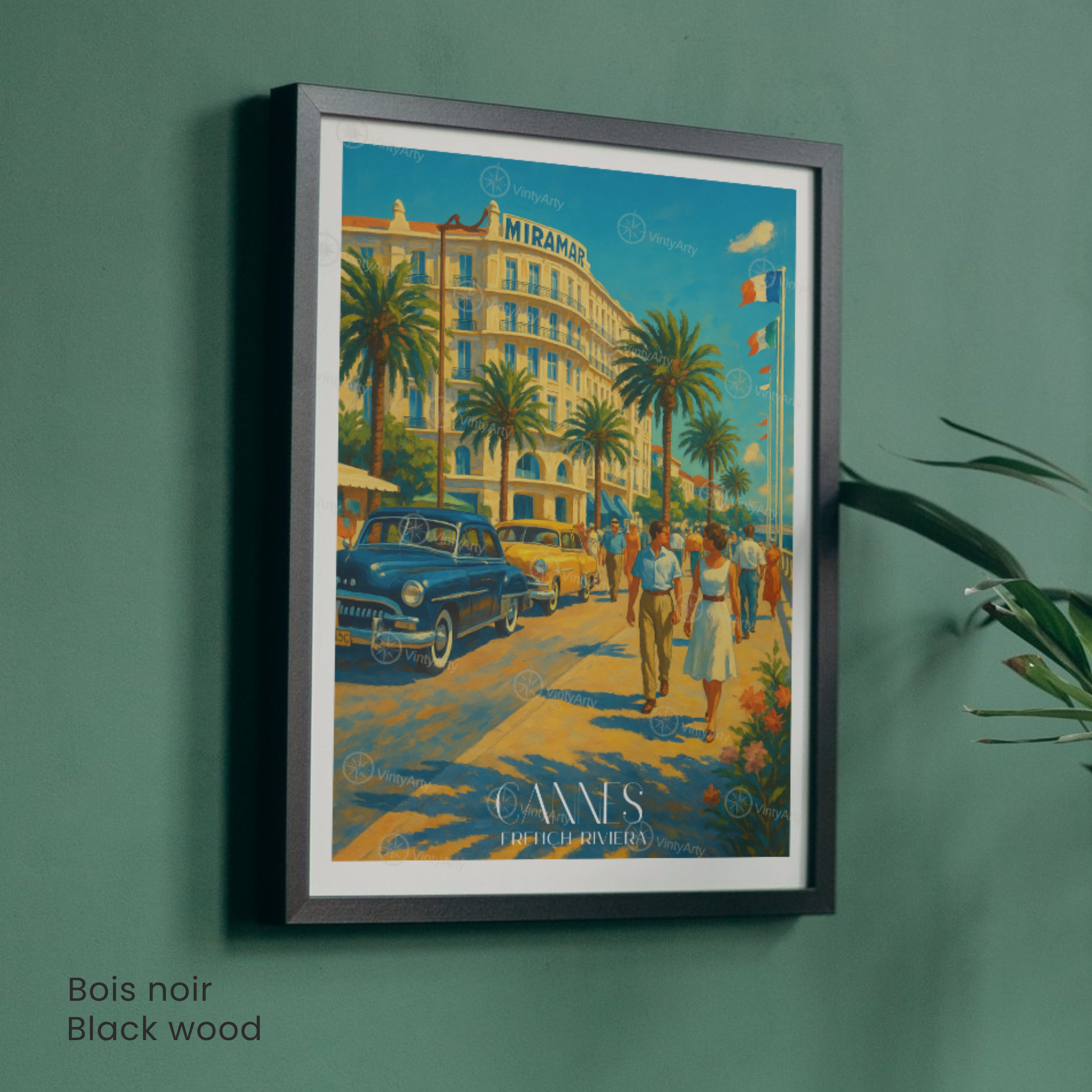 Affiche Cannes | Poster déco French Riviera | Affiche France