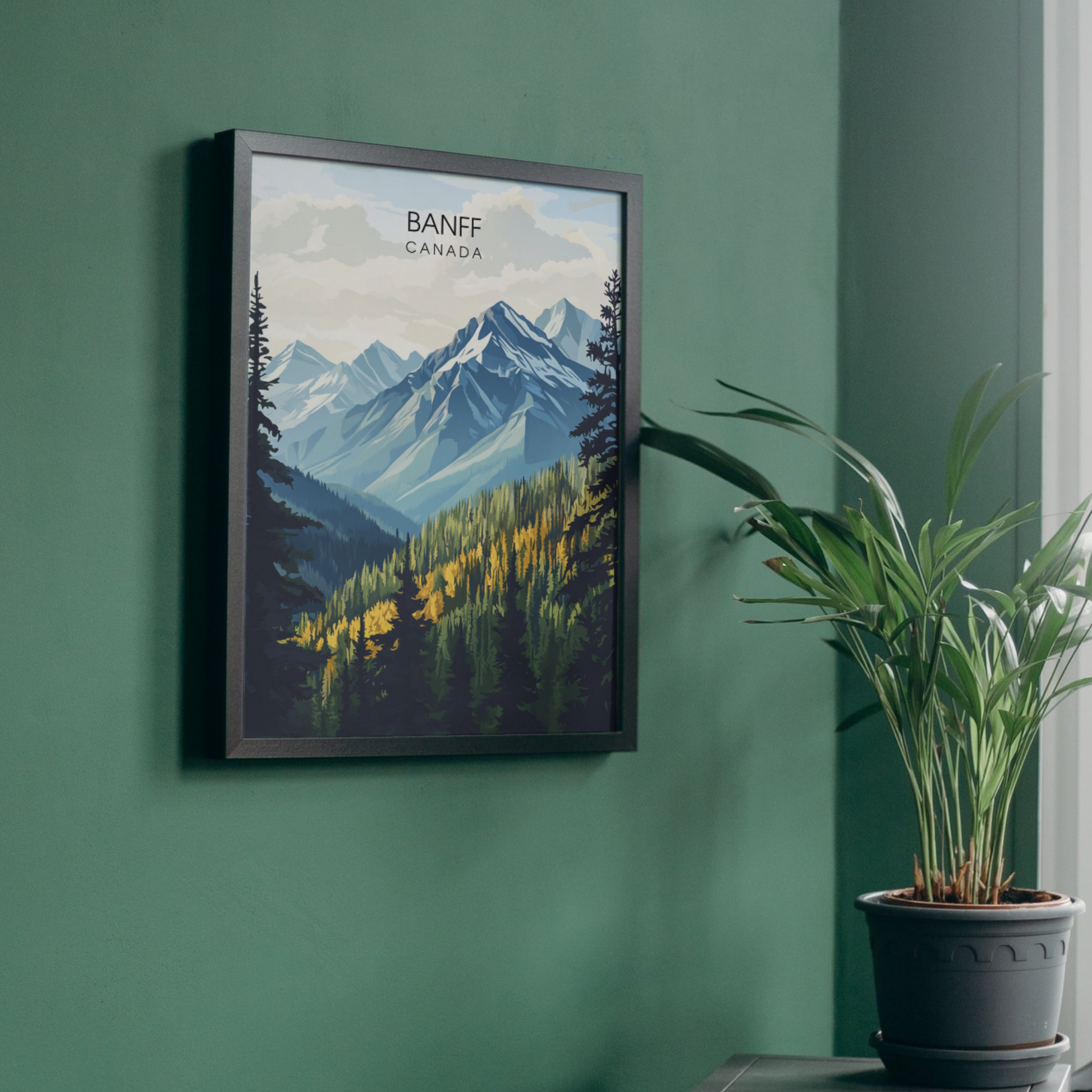 Affiche Parc national de Banff | Poster Canada | Affiche Canada
