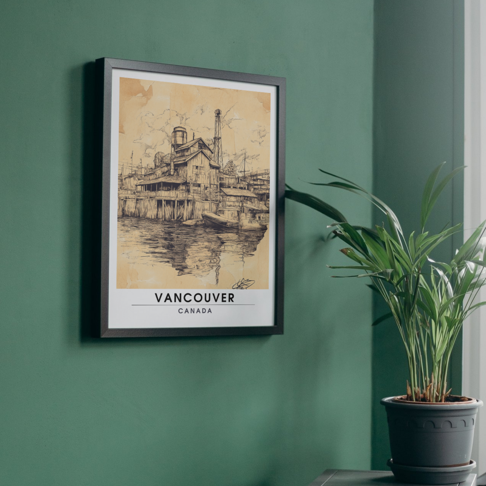 Affiche Vancouver | Poster Murale Canada | Affiche Canada