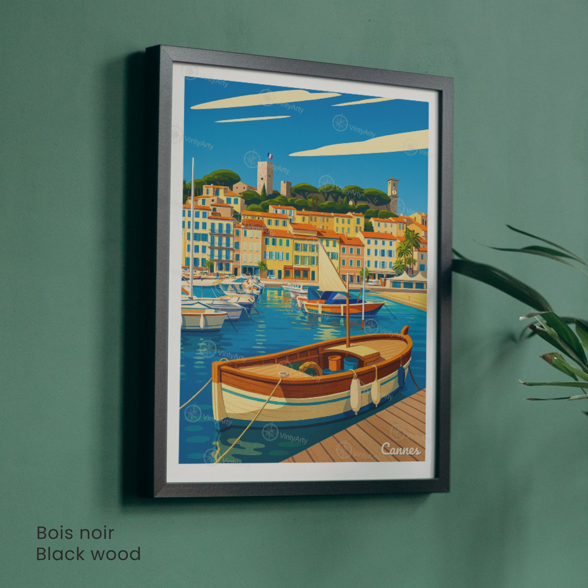 Affiche Cannes | Impression Côte d’Azur | Affiche France