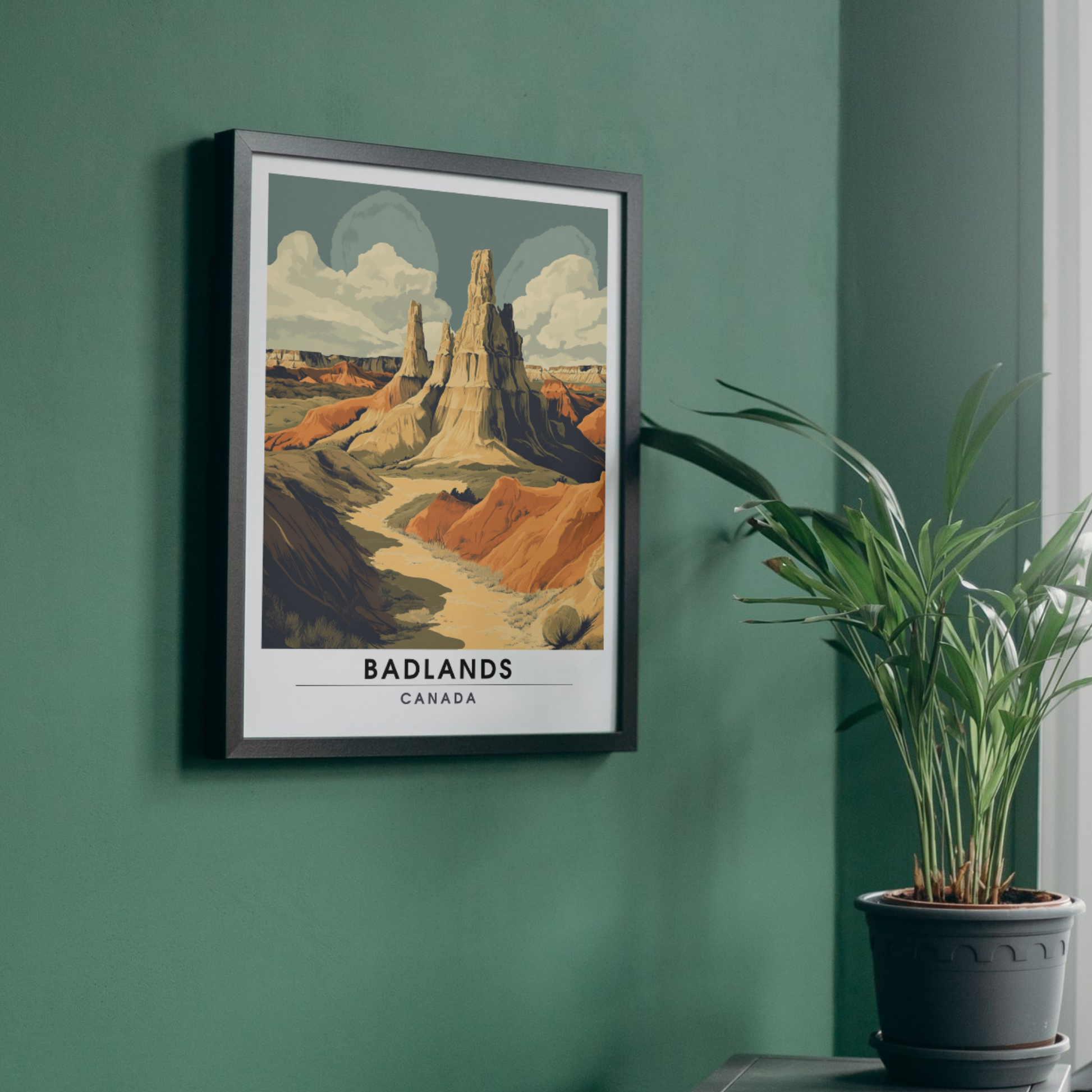Affiche Badlands | Impression Canada | Affiche Canada