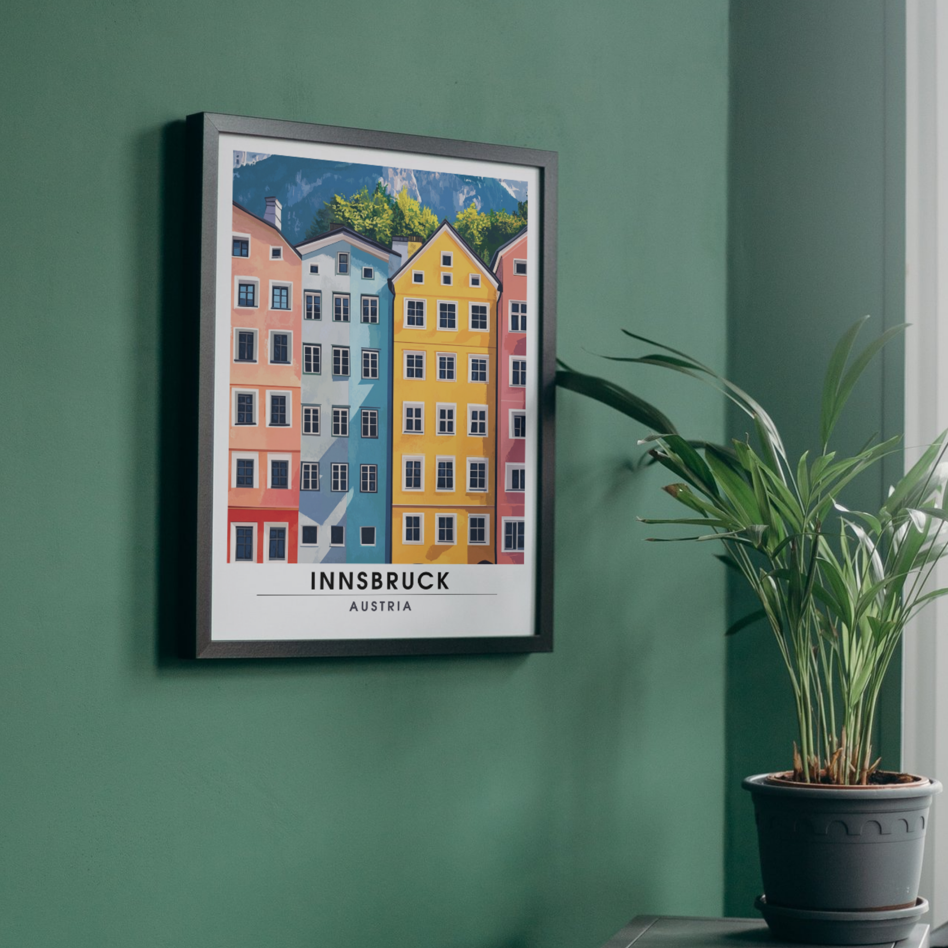 Affiche Innsbruck | Poster Autriche | Affiche Autriche