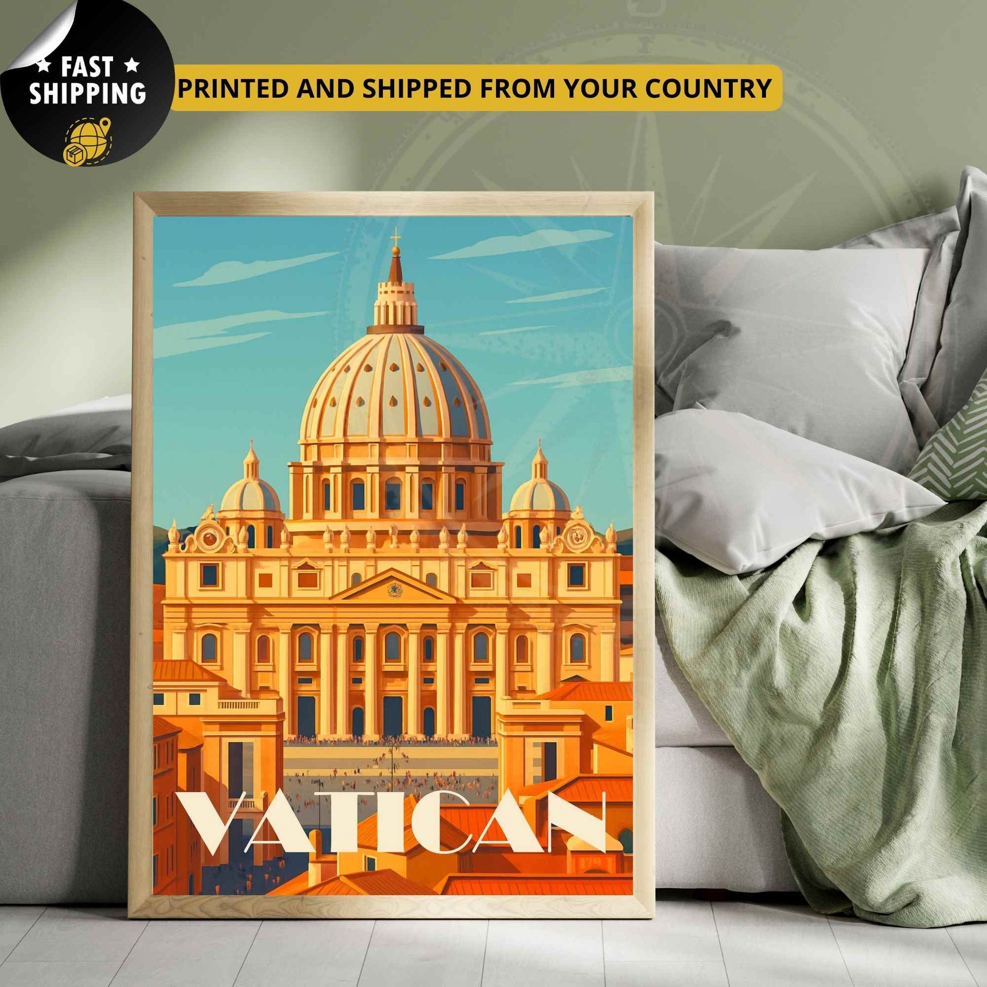 Affiche Vatican | Impression Vatican | Basilique Saint-Pierre