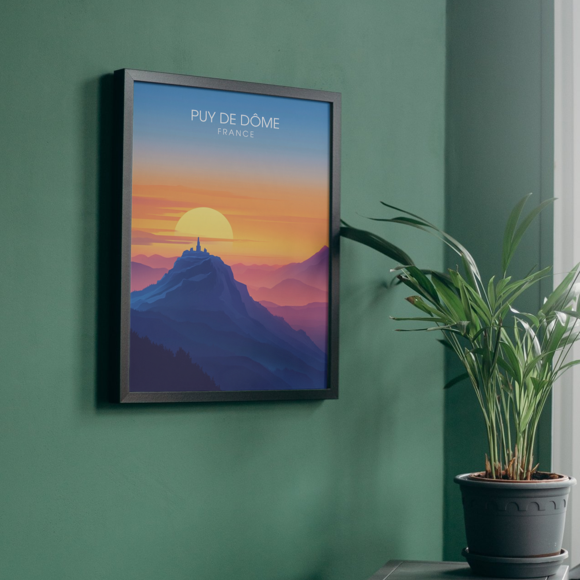 Affiche Puy de Dôme| Impression France  |  Affiche France