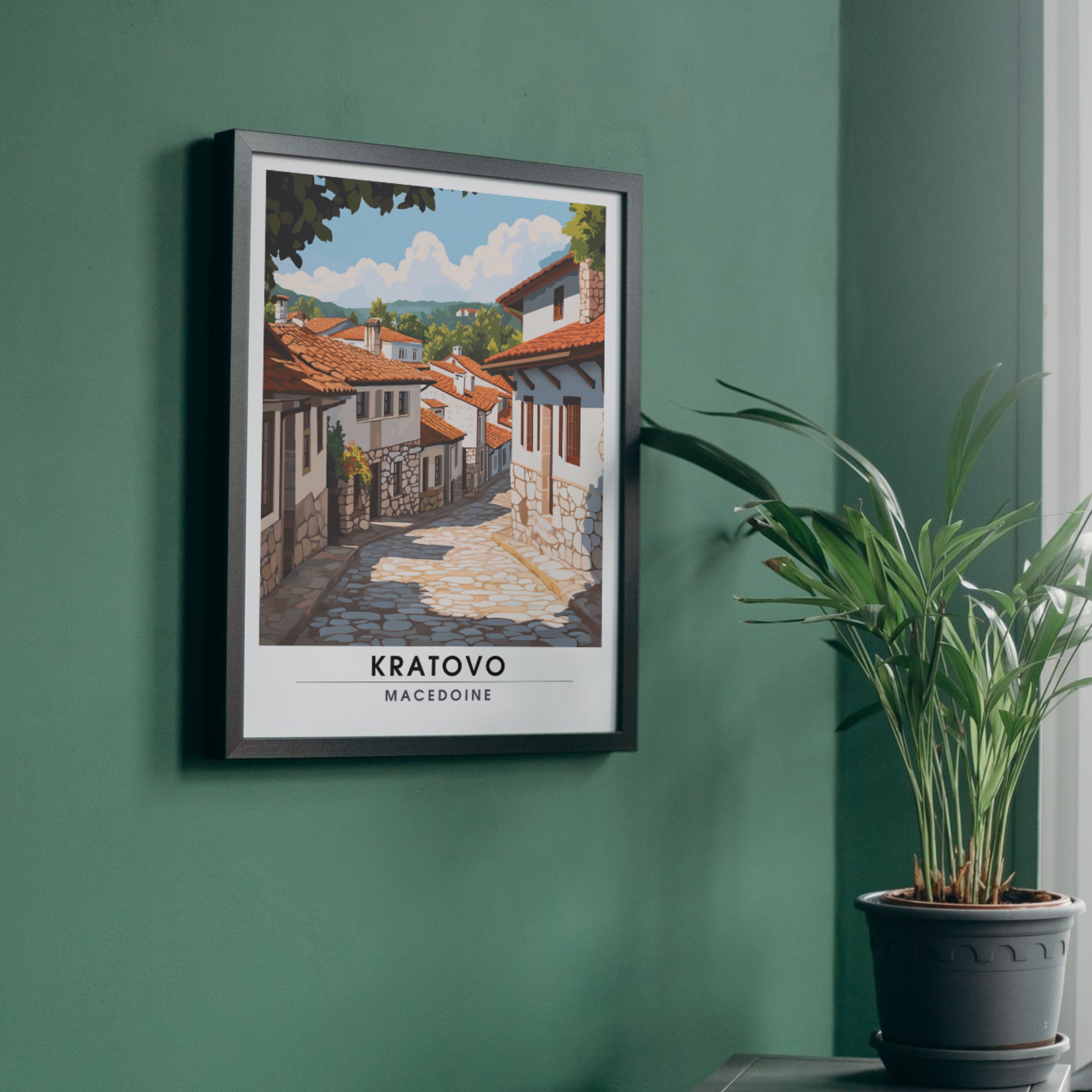 Affiche kratovo | Poster Macédoine | Affiche Macédoine