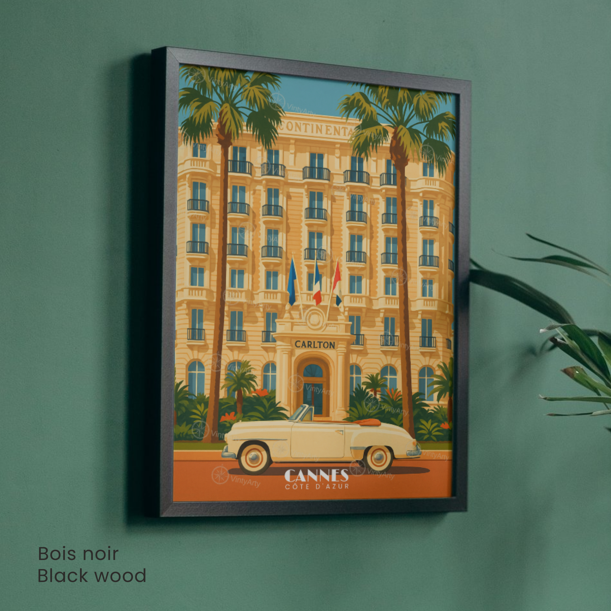 Affiche Cannes | Poster déco Côte d’Azur | Affiche France