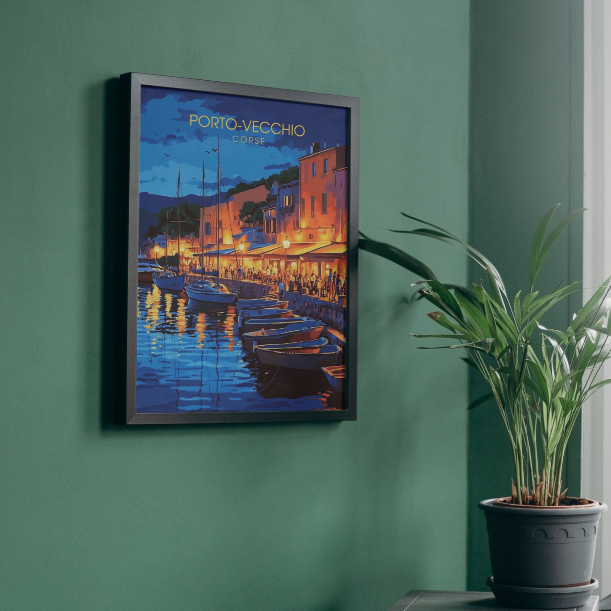 Affiche Porto Vecchio | Poster Murale Corse | Affiche Corse