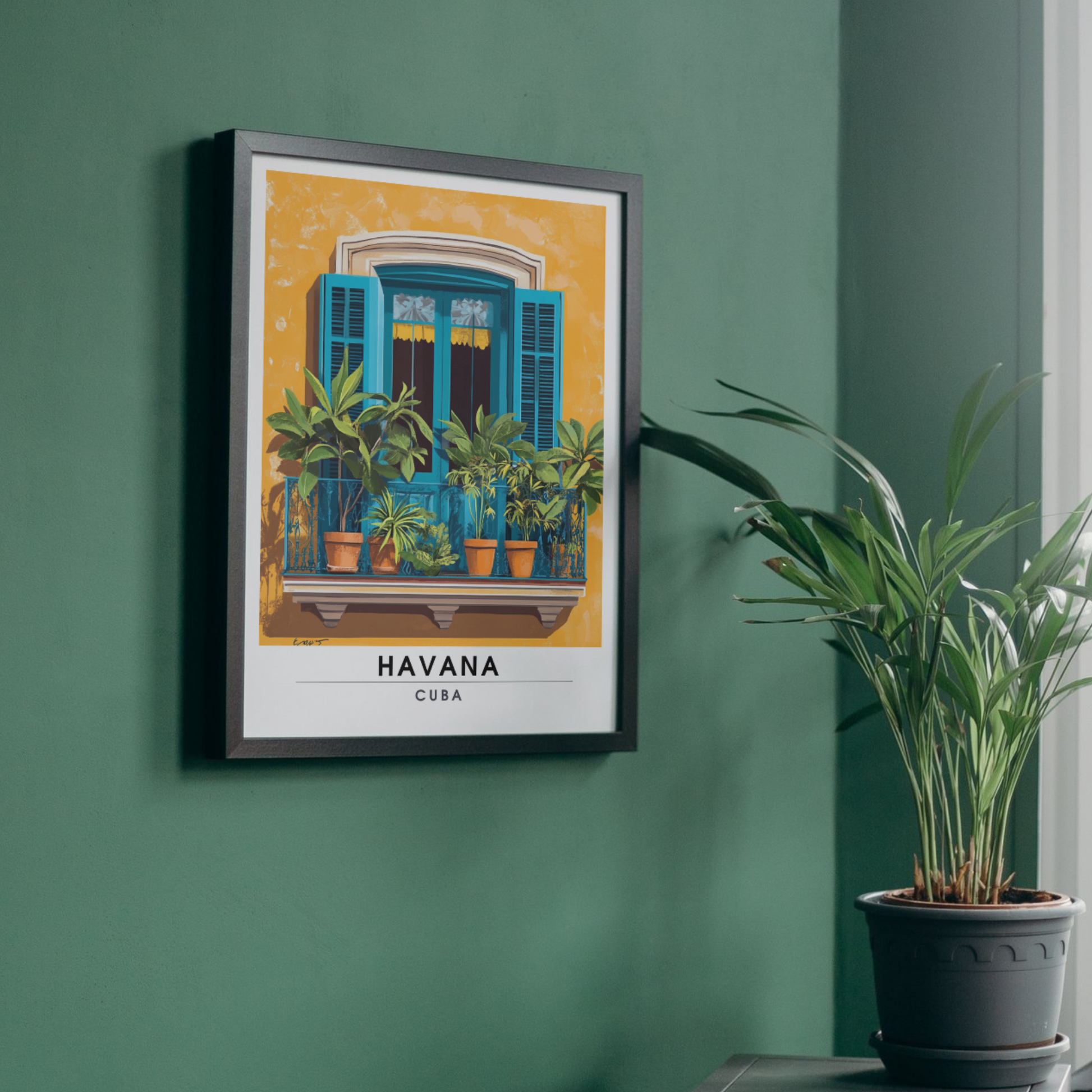 Affiche Havana | Impression de voyage Cuba | Affiche Cuba