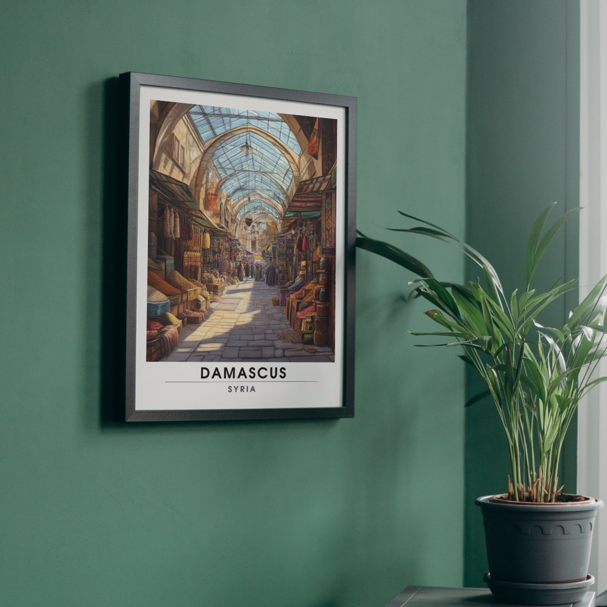Affiche Damascus| Impression Syria | Affiche Syria