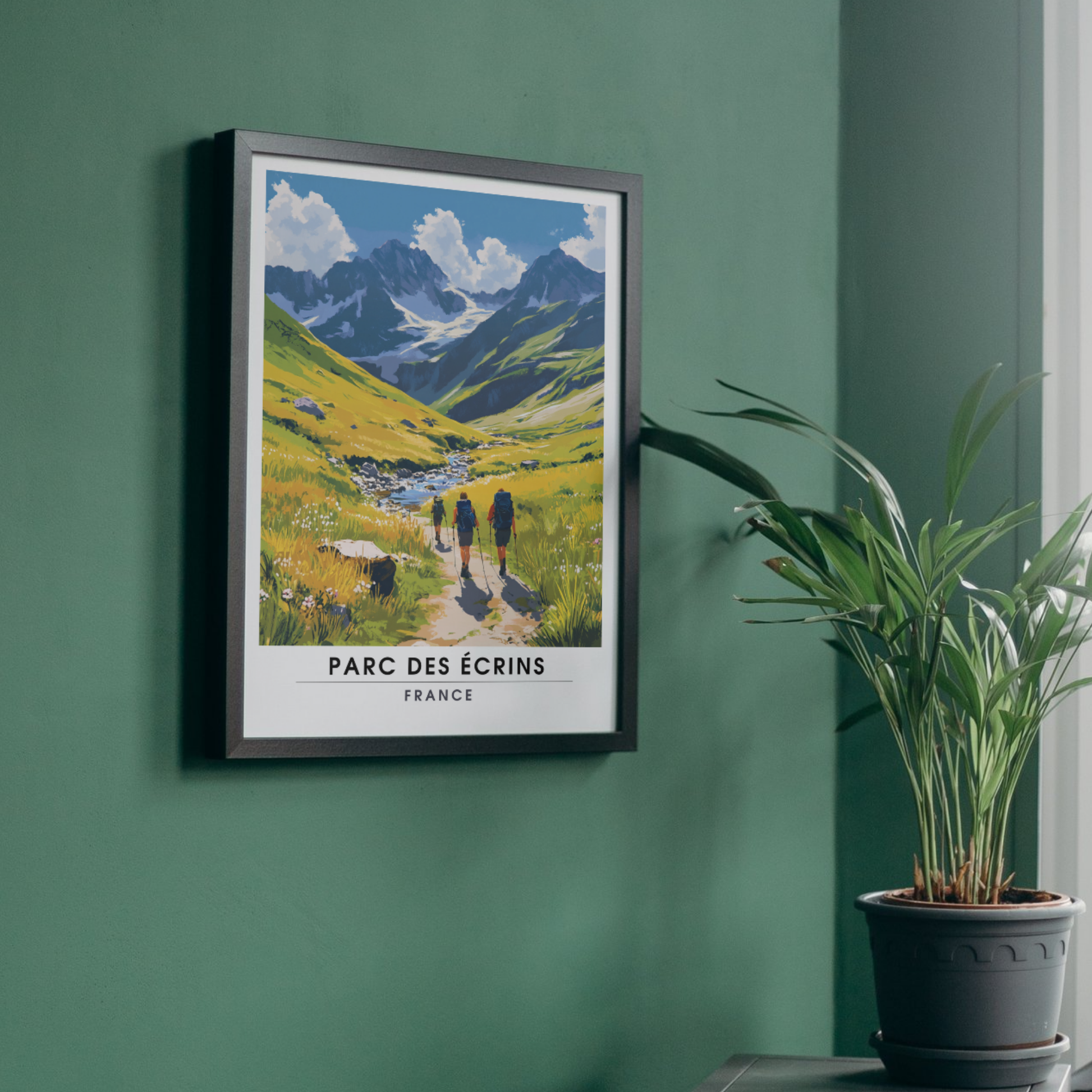 Affiche Parc des Écrins | Impression France  |  Affiche France