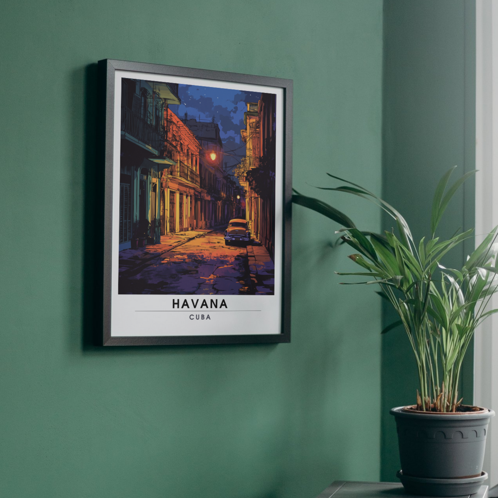 Affiche Havana | Impression Murale Cuba | Affiche Cuba