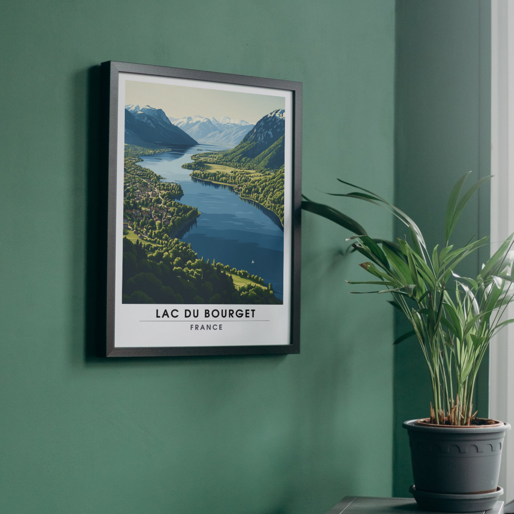 Affiche Lac du Bourget | Impression France  |  Affiche France