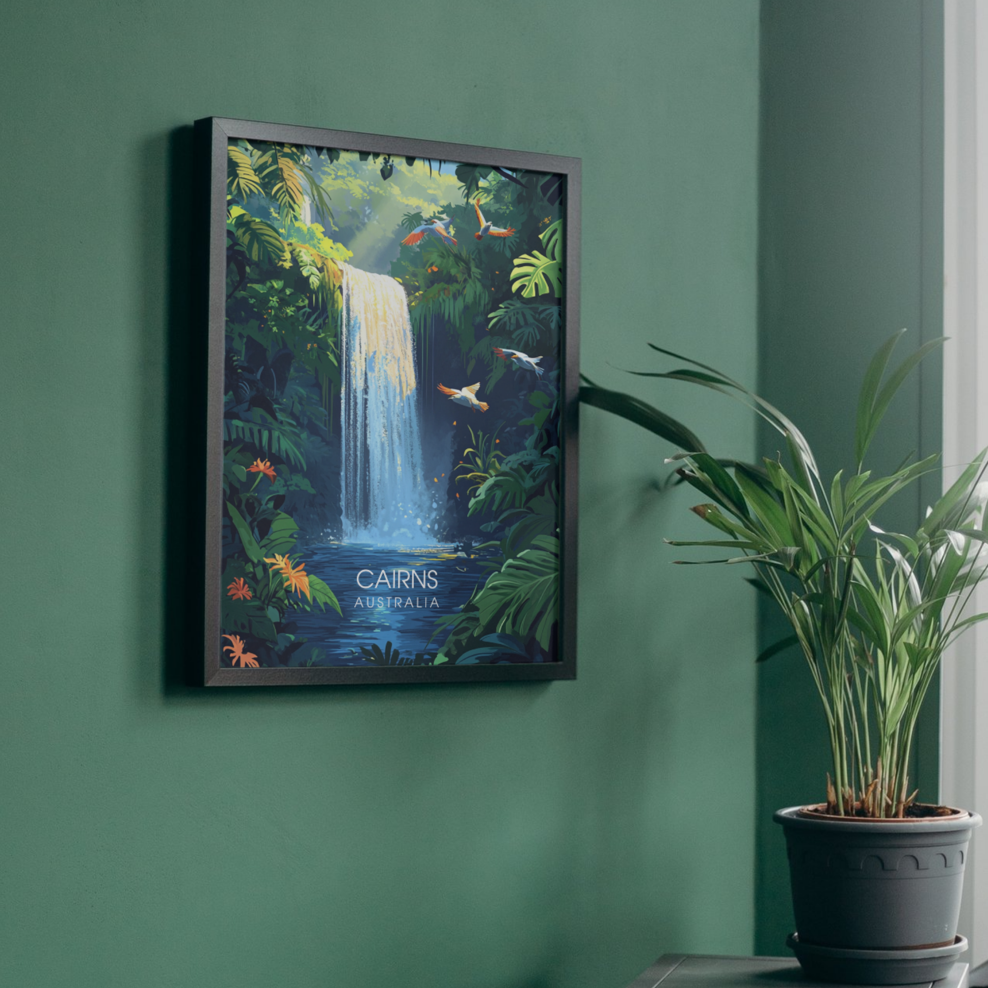 Affiche Cairns | Poster de voyage Australie | Affiche Australie