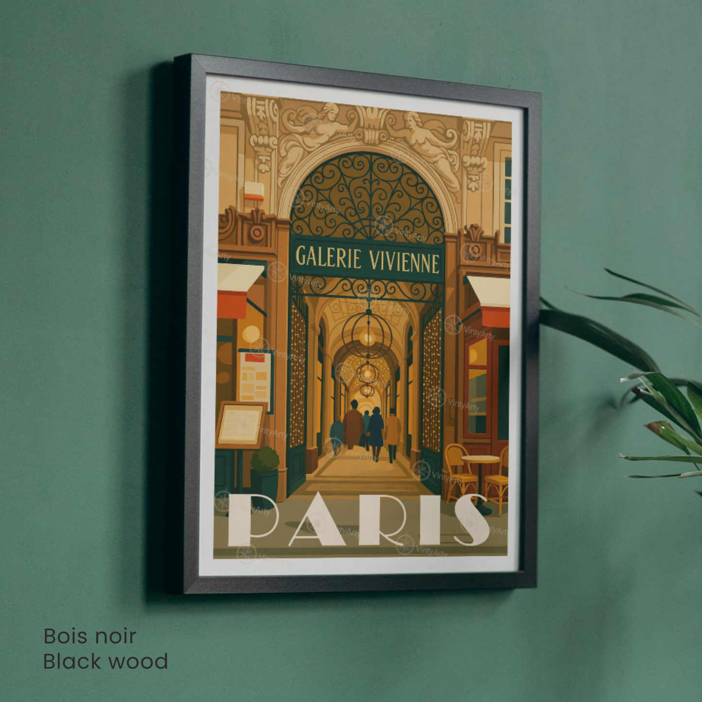 Affiche Paris | Poster Galerie Vivienne | Affiche France