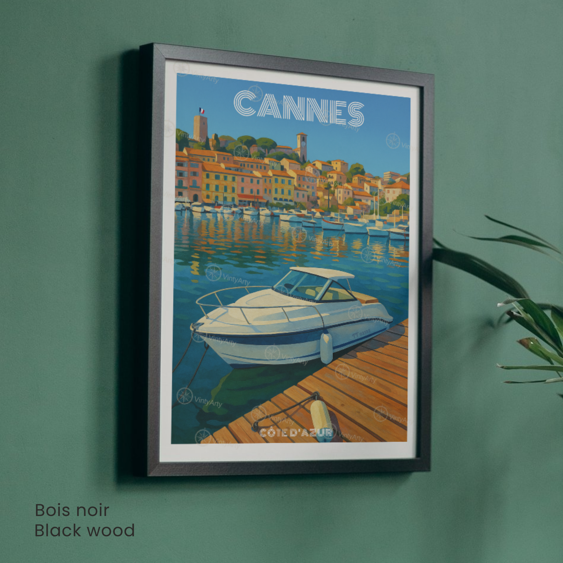 Affiche Cannes | Poster Côte d’Azur | Affiche France