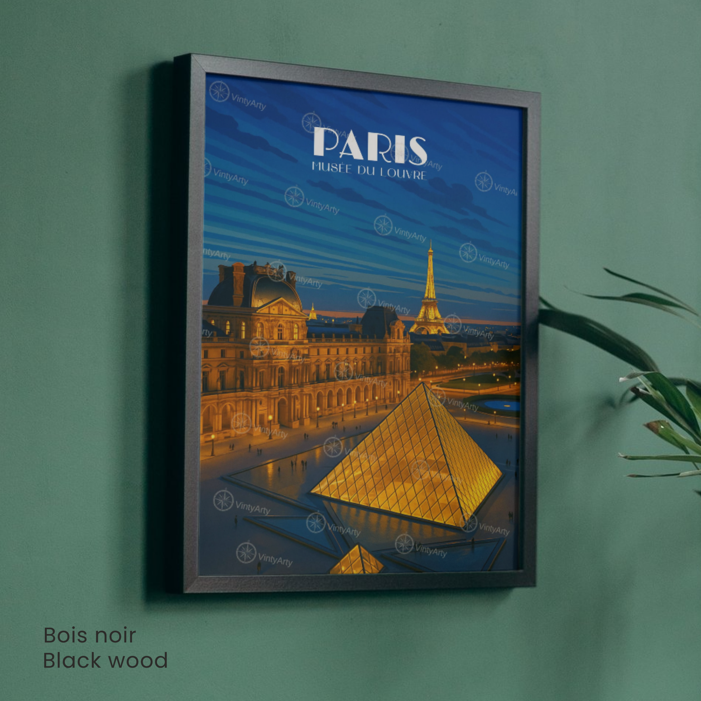 Affiche Paris | Poster Musée du Louvre | Affiche France