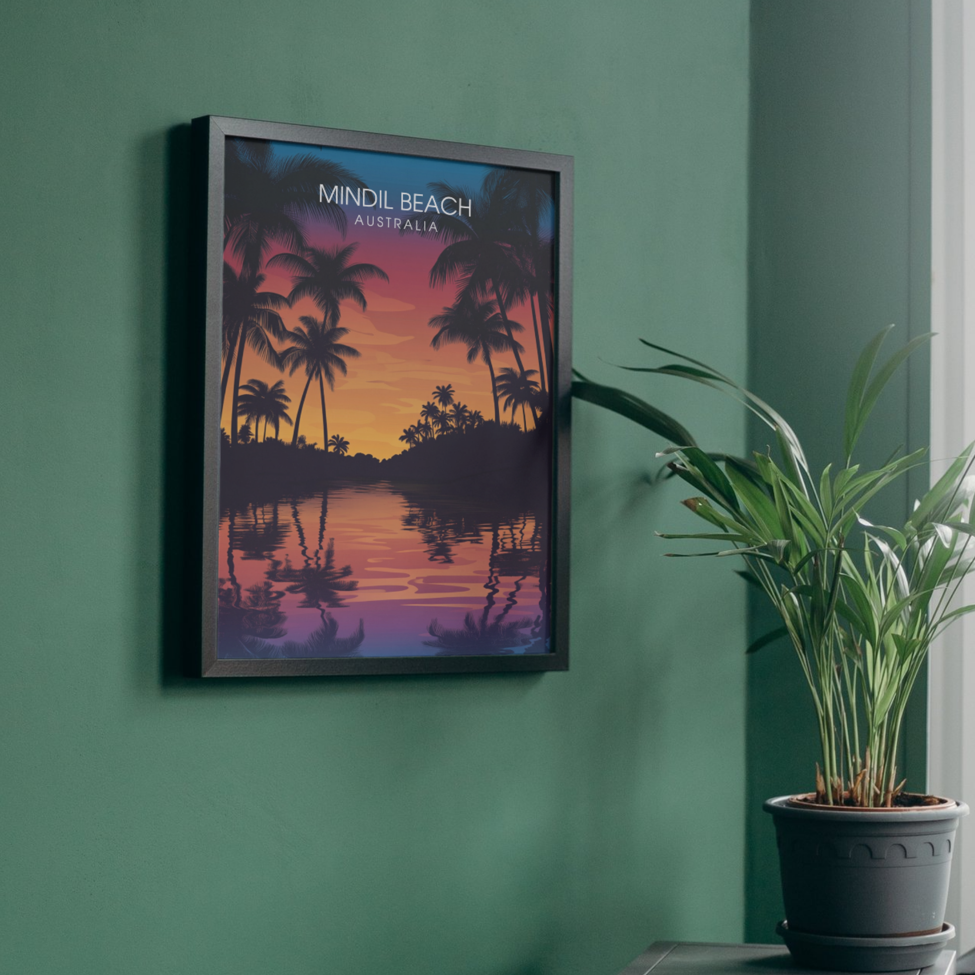 Affiche Plage de Mindil | Poster Australie | Affiche Australie