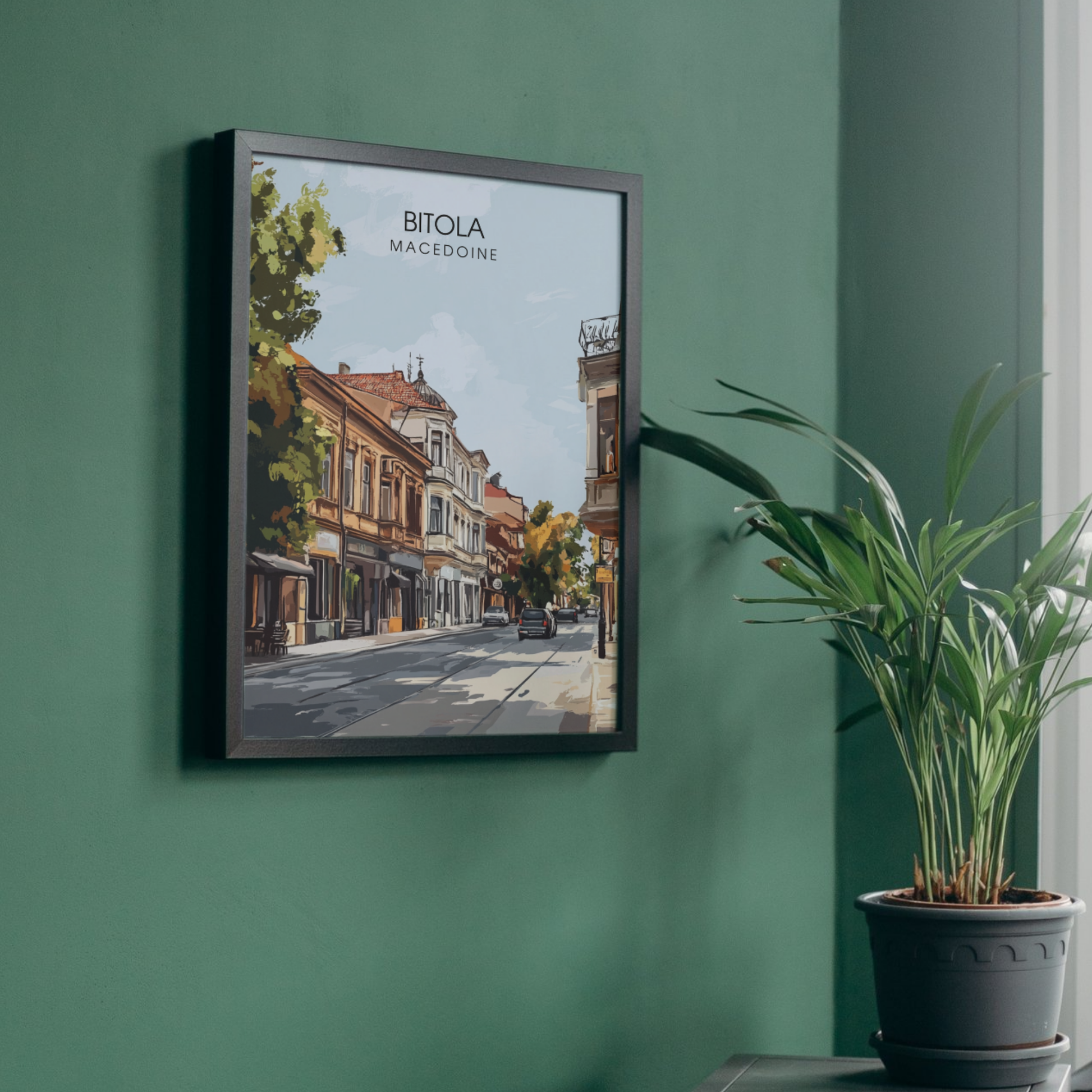 Affiche Bitola | Impression de voyage Macédoine | Affiche Macédoine
