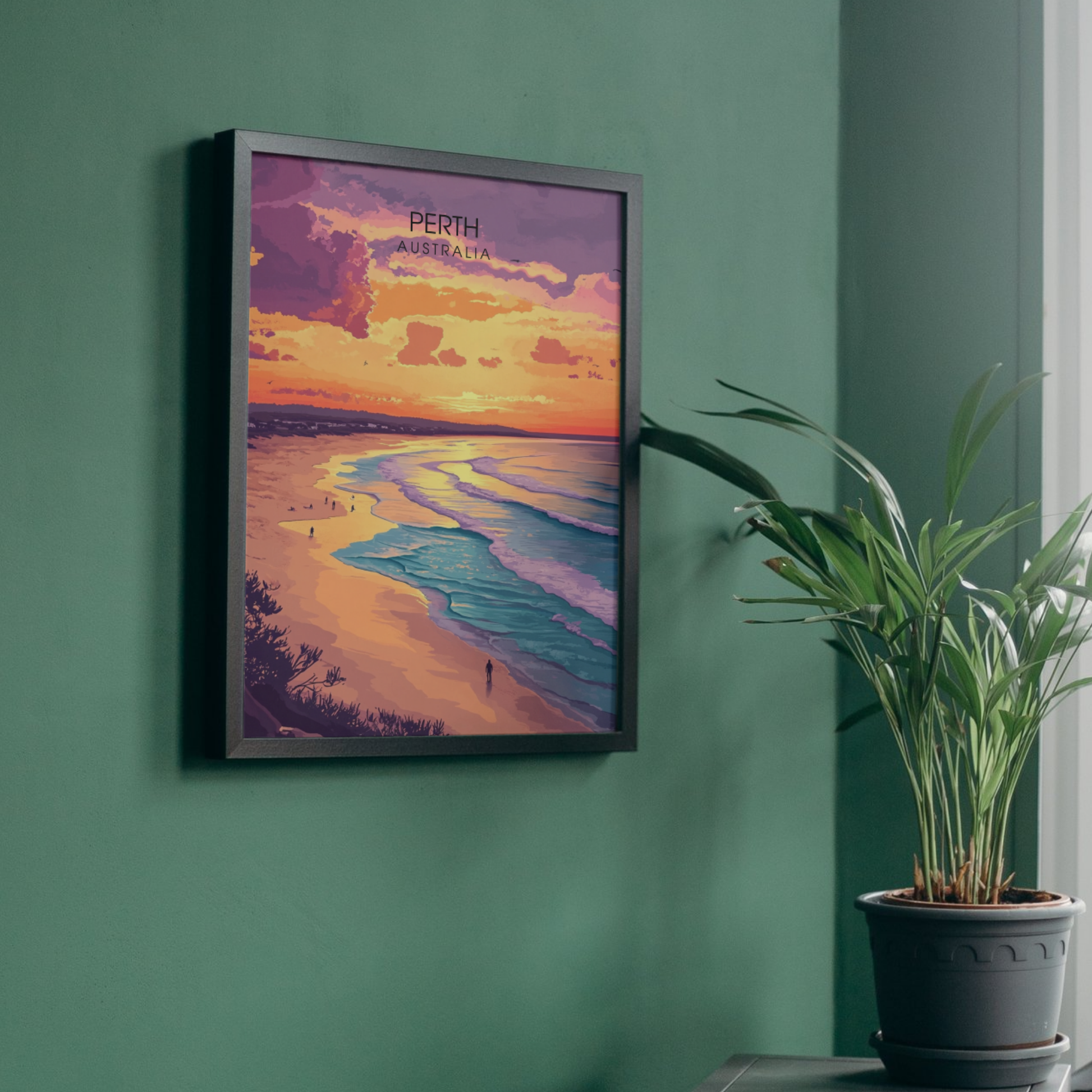 Affiche Perth | Poster Australie | Affiche Australie