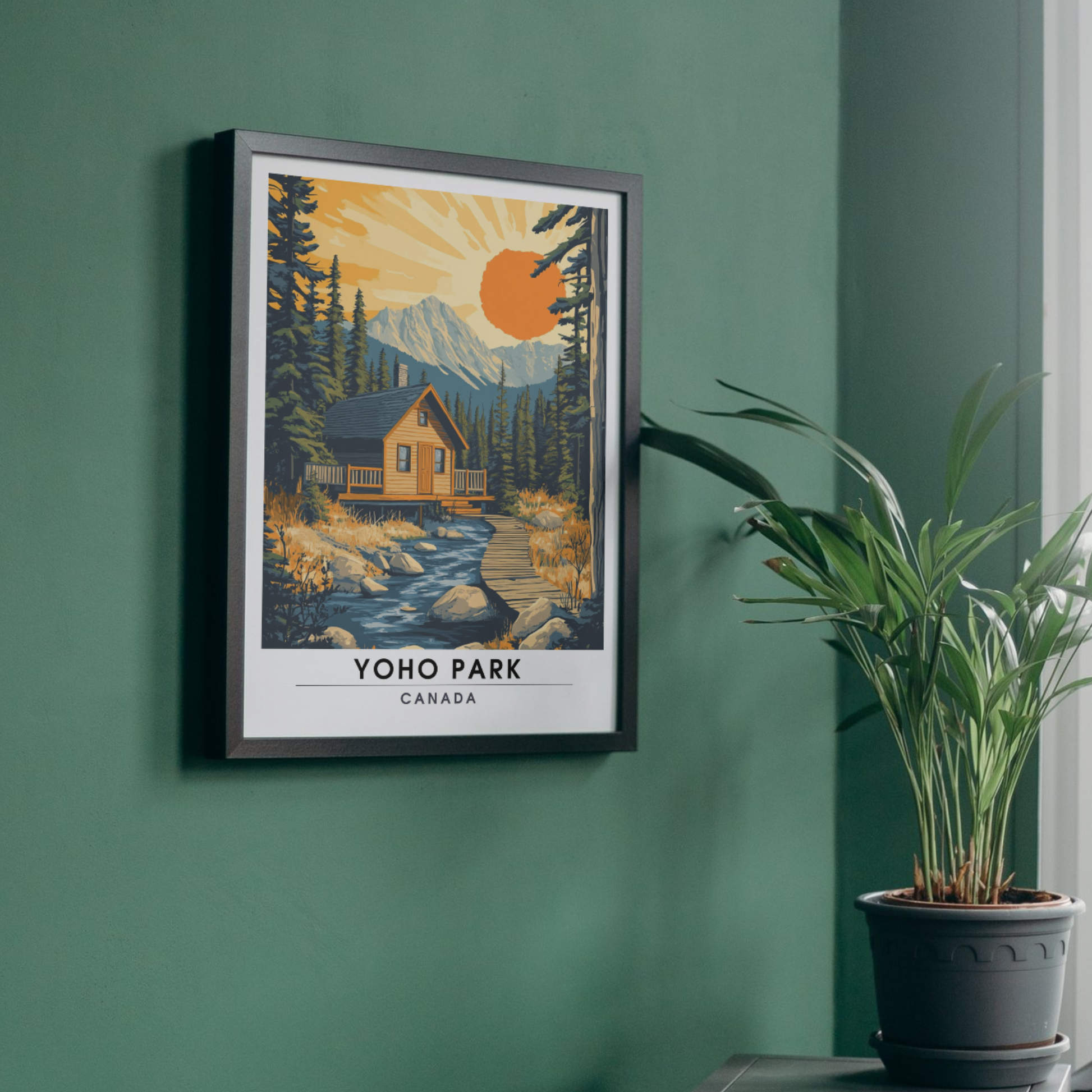 Affiche Parc national de Yoho | Poster Canada | Affiche Canada