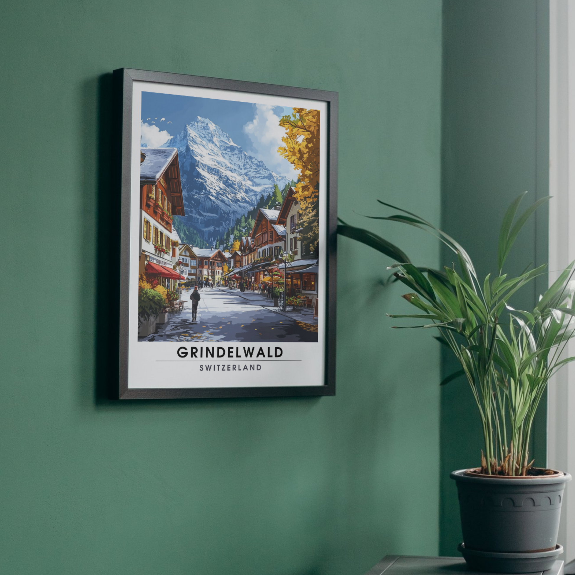Affiche Grindelwald | Poster Suisse | Affiche Suisse