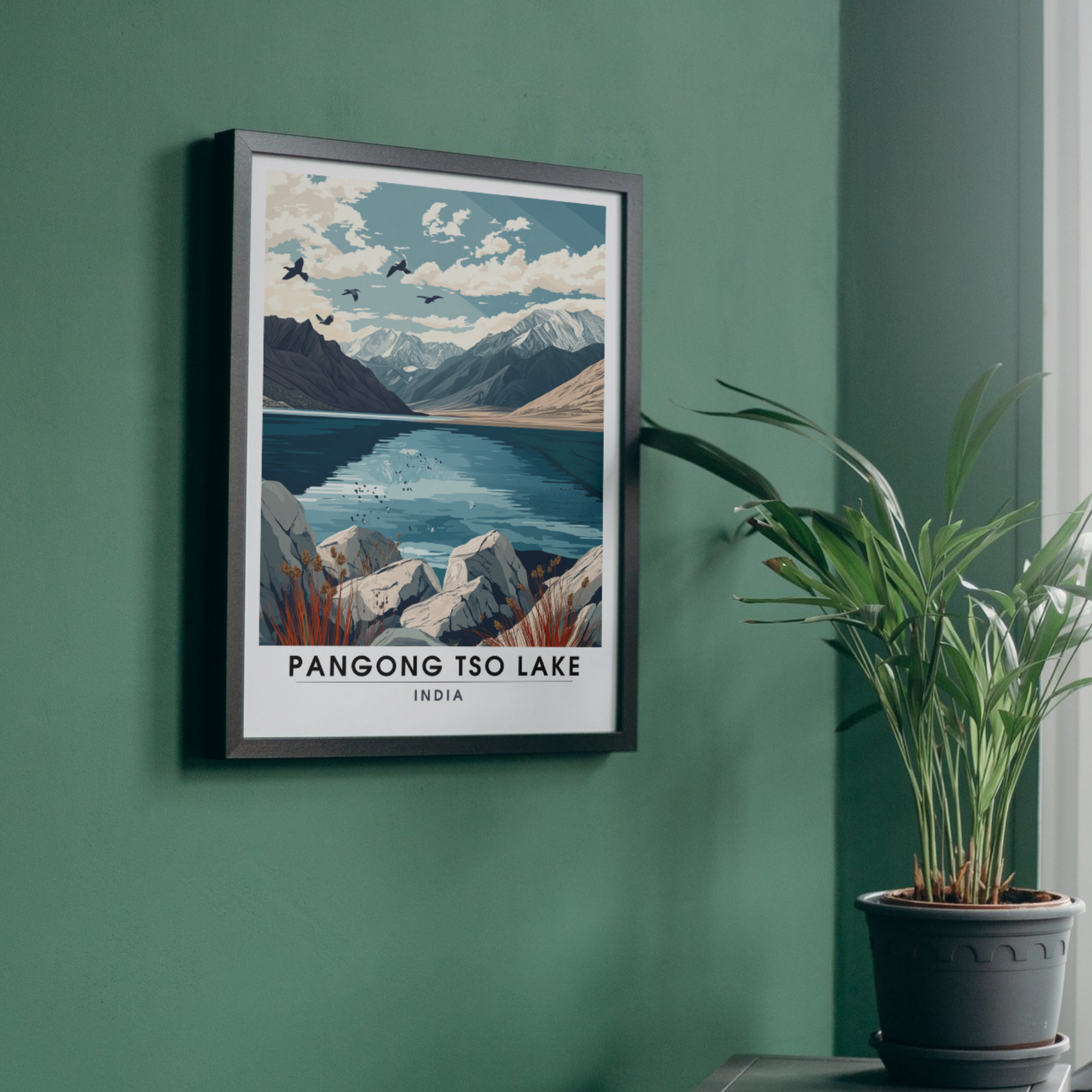 Affiche Pangong Tso Lake| Impression India | Affiche Lake