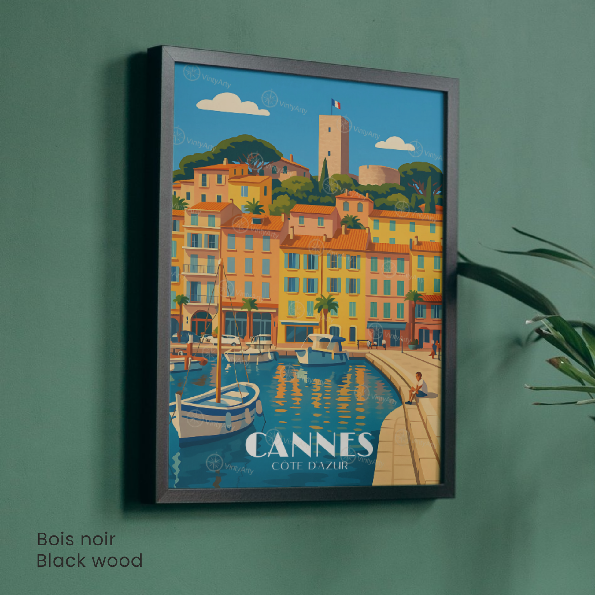 Affiche Cannes | Poster Côte d’Azur | Affiche France