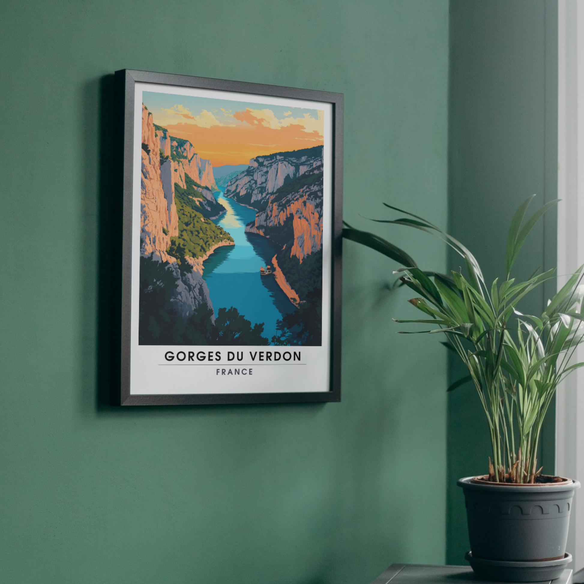 Affiche Gorges du Verdon | Impression France  |  Affiche France