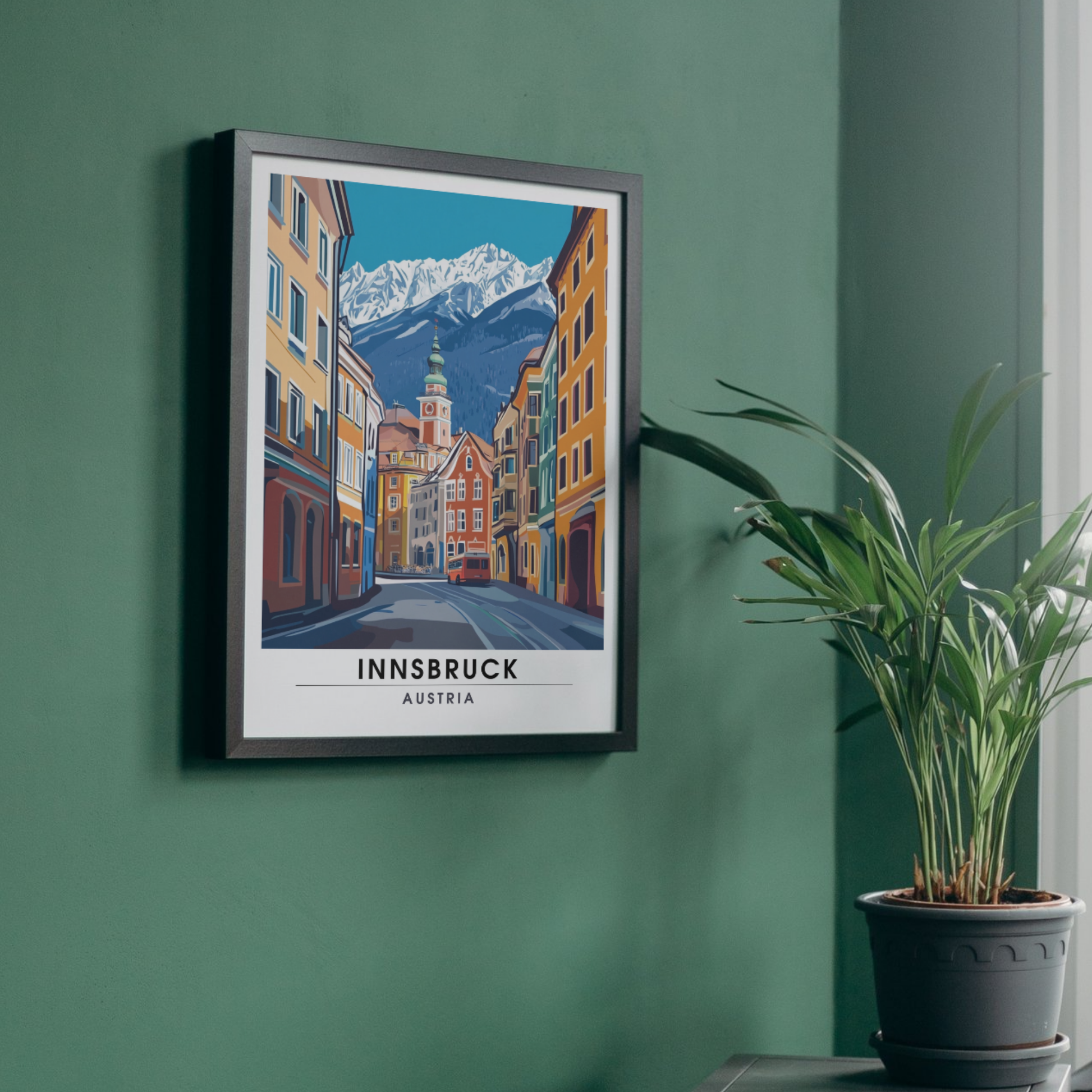 Affiche Innsbruck | Poster décoratif Autriche | Affiche Autriche