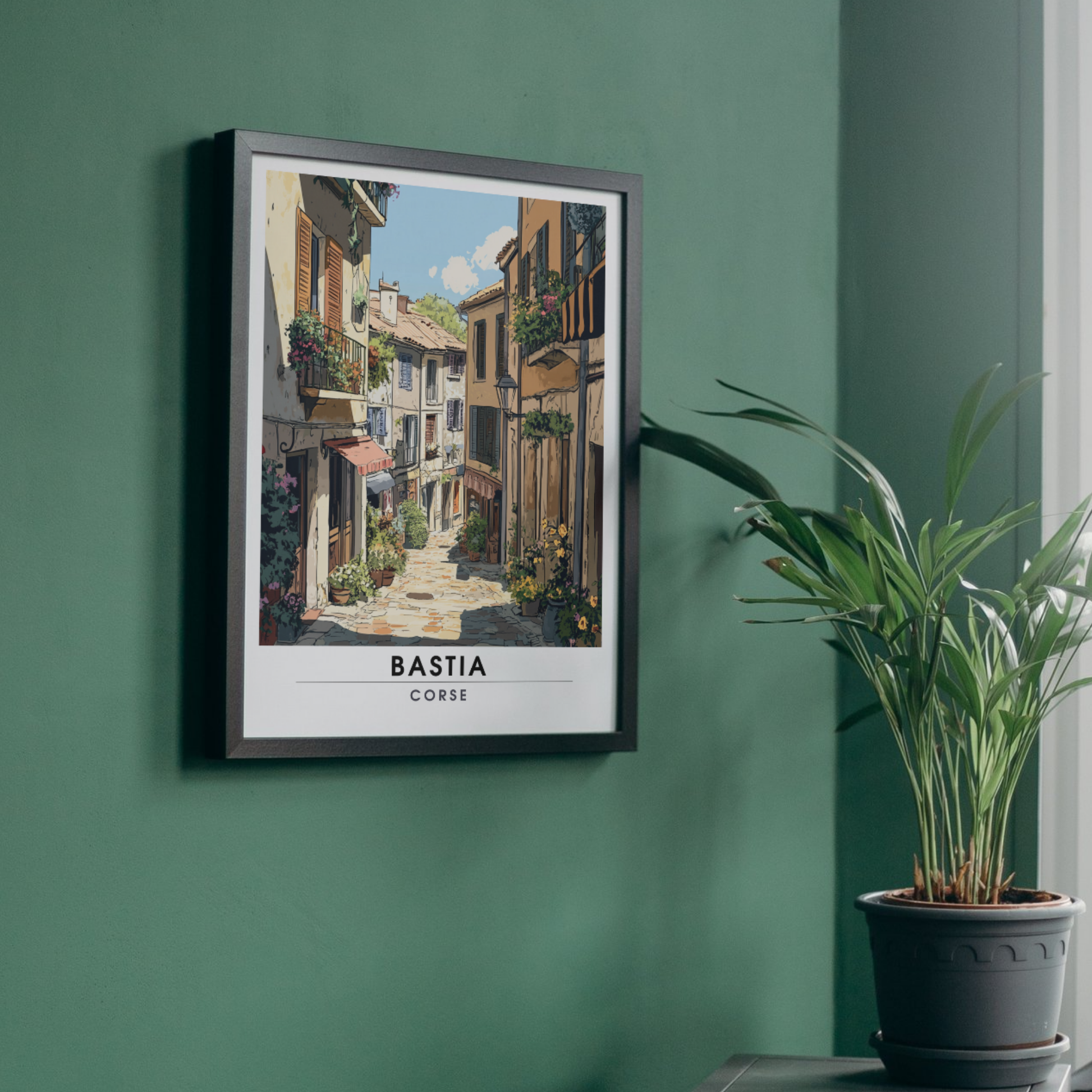 Affiche Bastia | Impression Corse | Affiche Corse