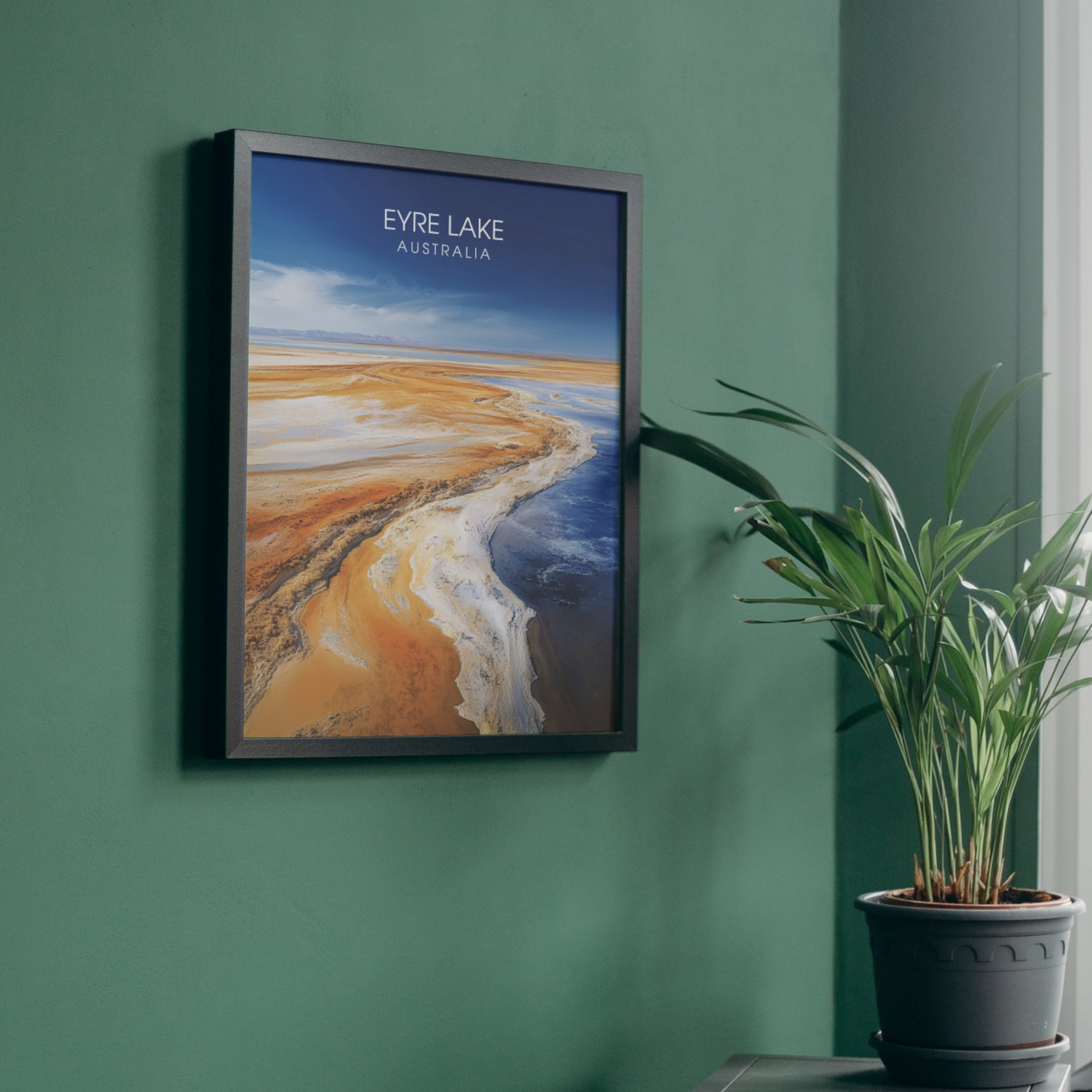 Affiche lac Eyre | Poster Australie | Affiche Lac