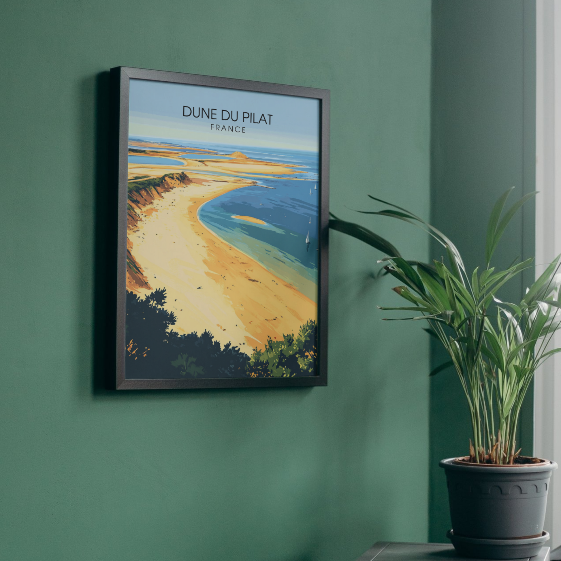 Affiche Dune du Pilat | Impression Dune du Pilat |  Affiche France