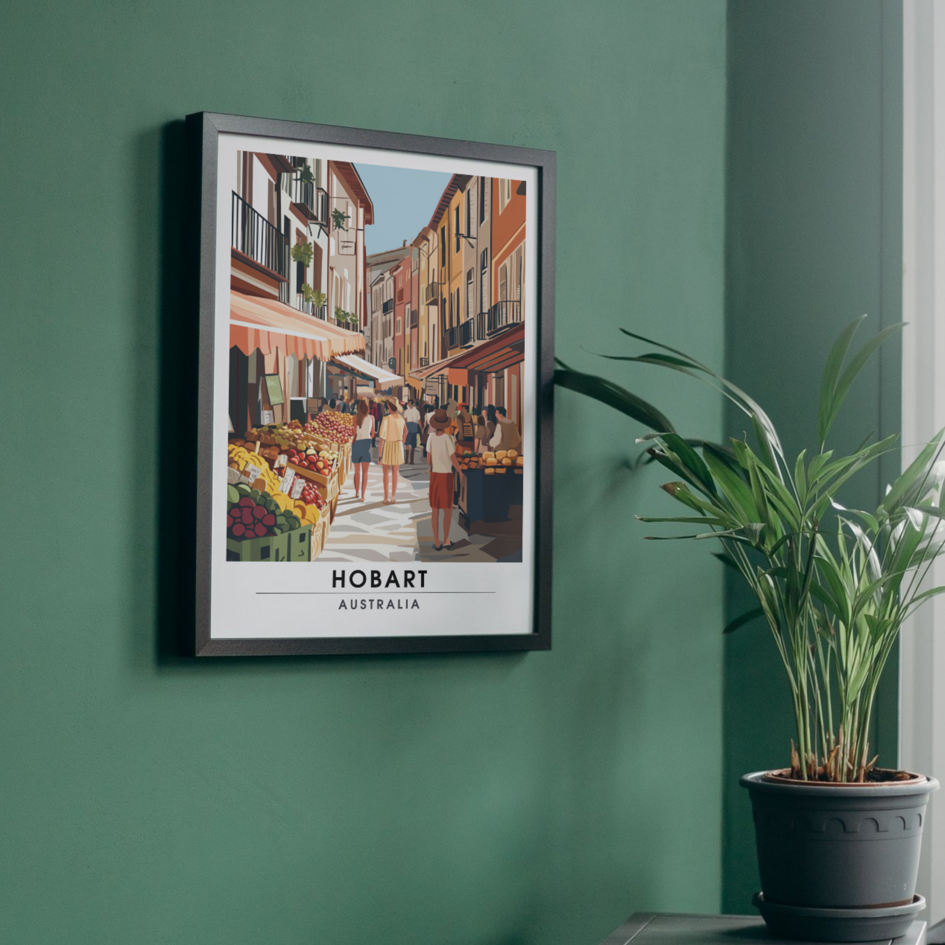 Affiche Hobart | Impression Australie | Affiche Australie