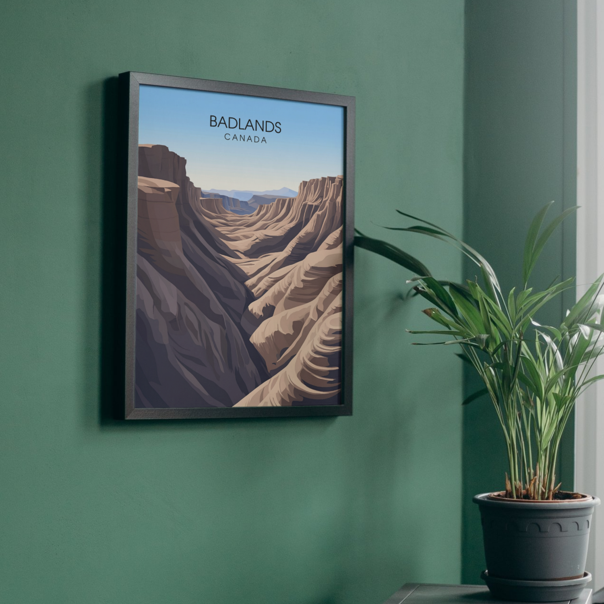 Affiche Badlands | Poster Canada | Affiche Canada