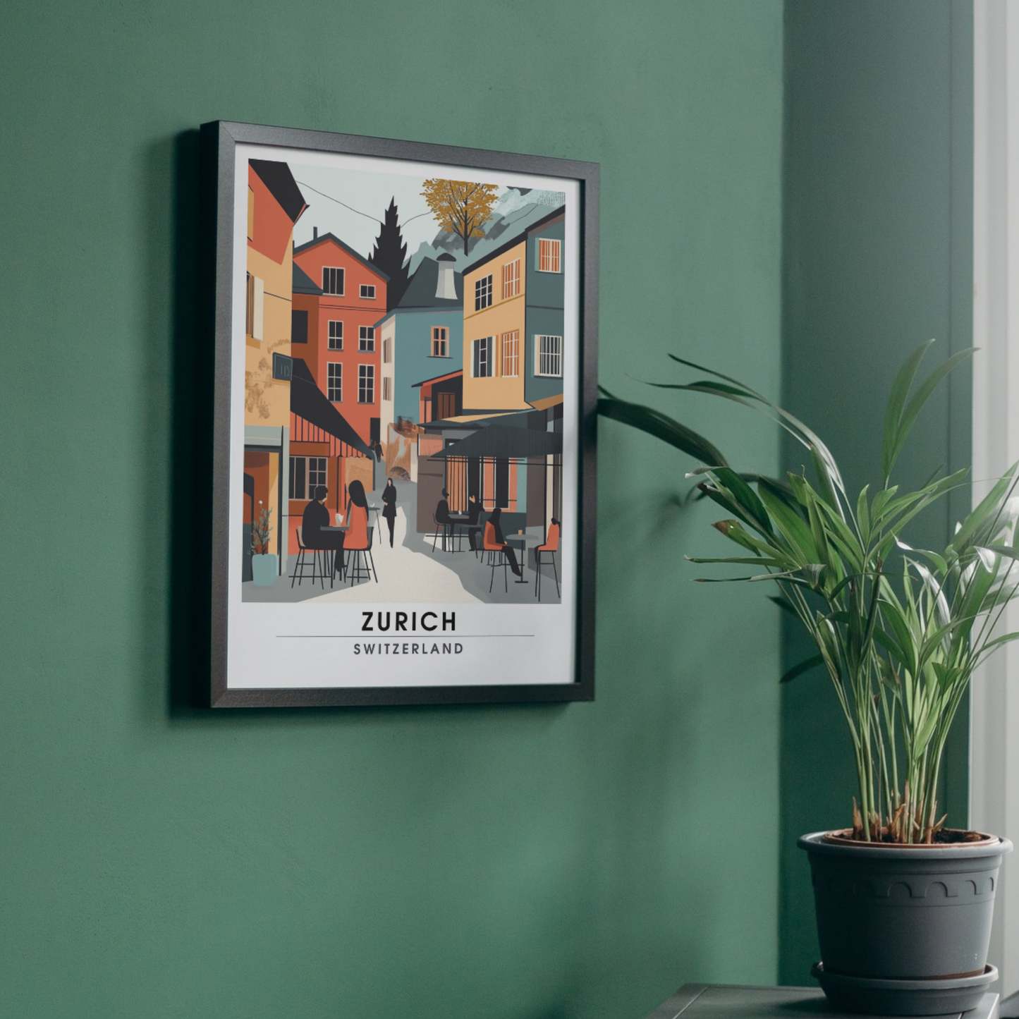 Affiche Zurich | Impression Suisse | Affiche Suisse