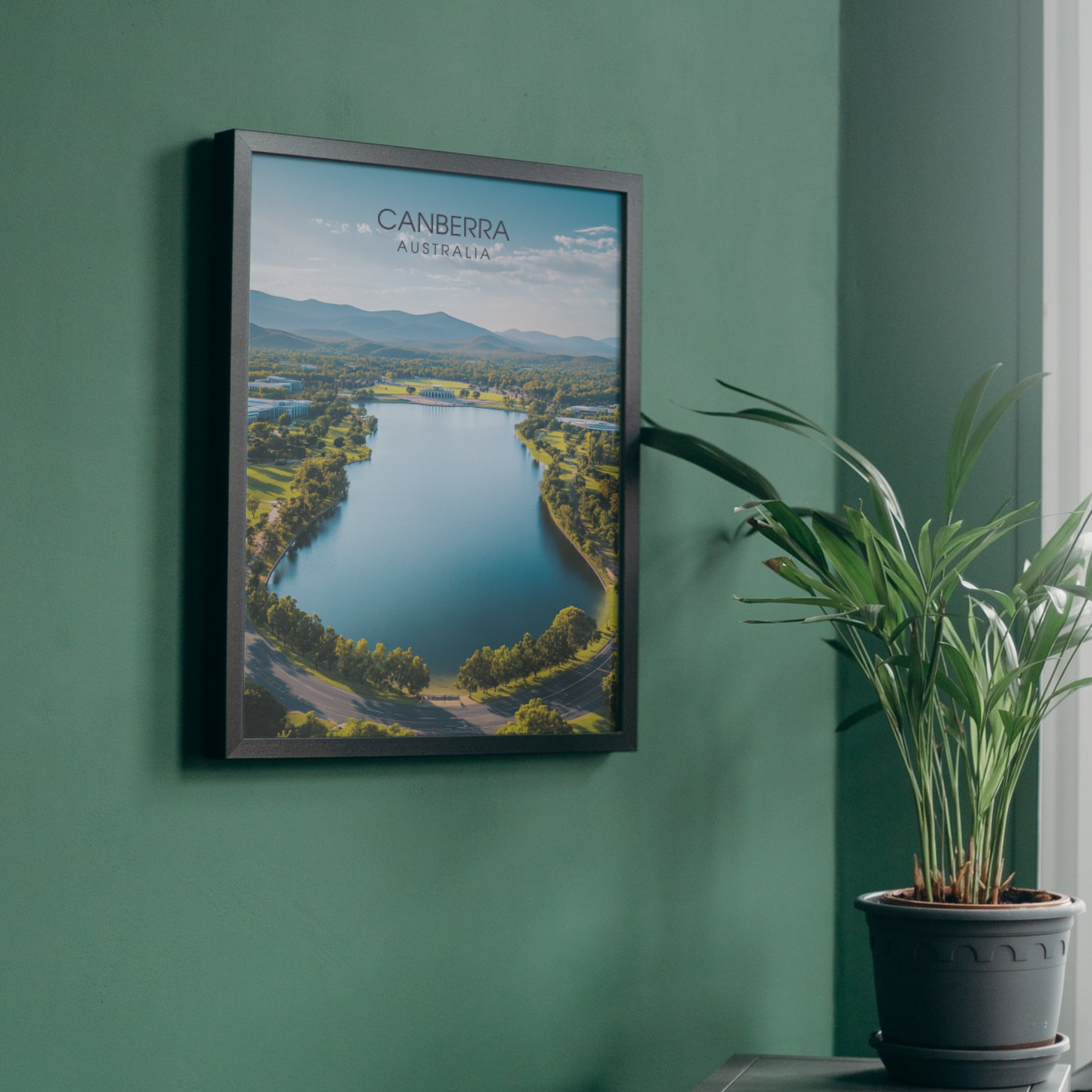 Affiche Canberra | Poster décoratif Australie | Affiche Australie