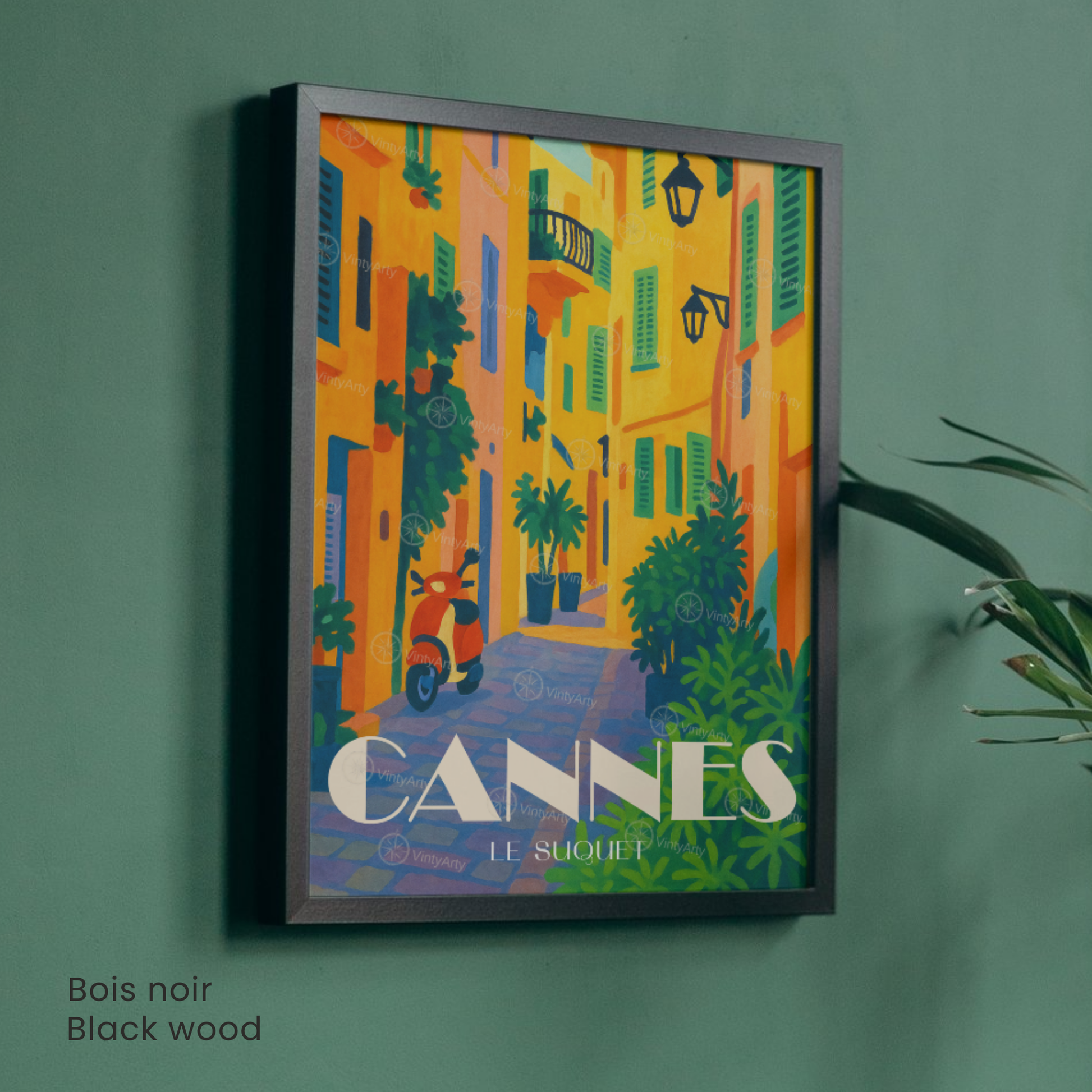 Affiche Cannes | Poster Le Suquet | Affiche France