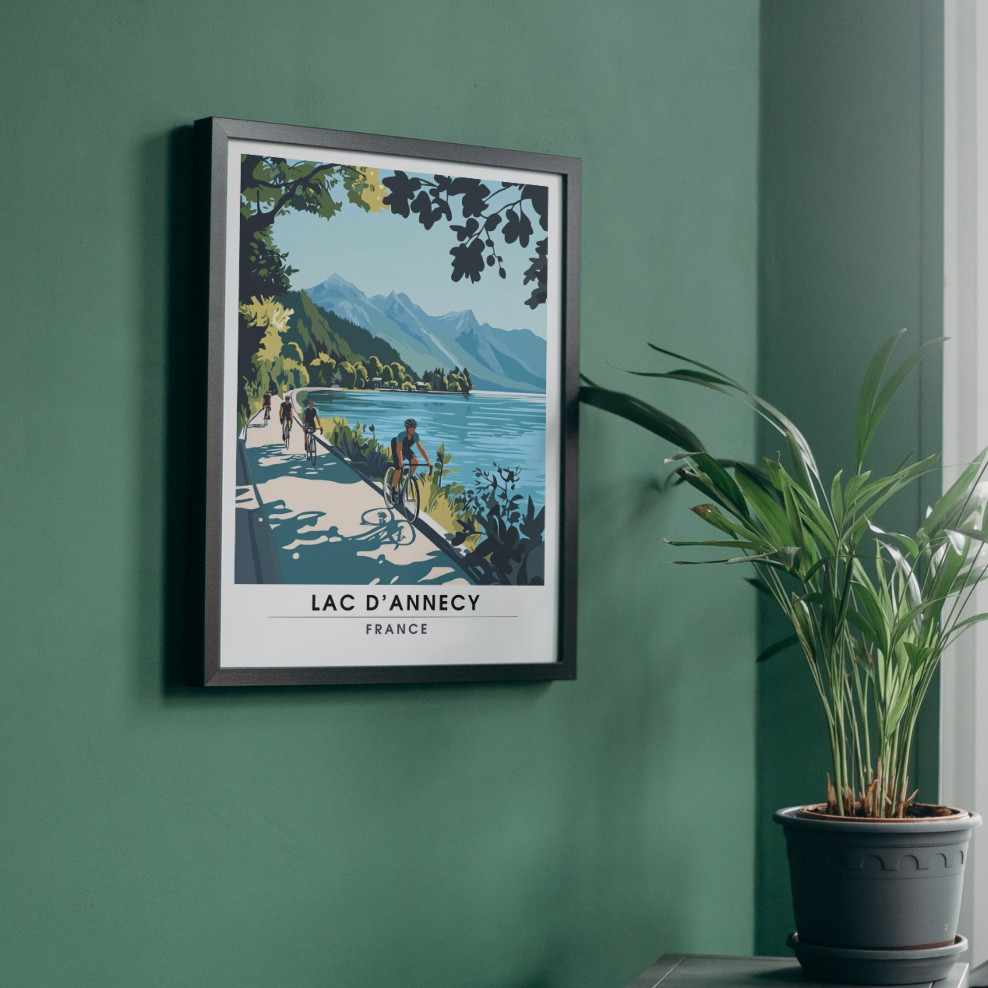 Affiche Lac d’Annecy | Impression France  |  Affiche France