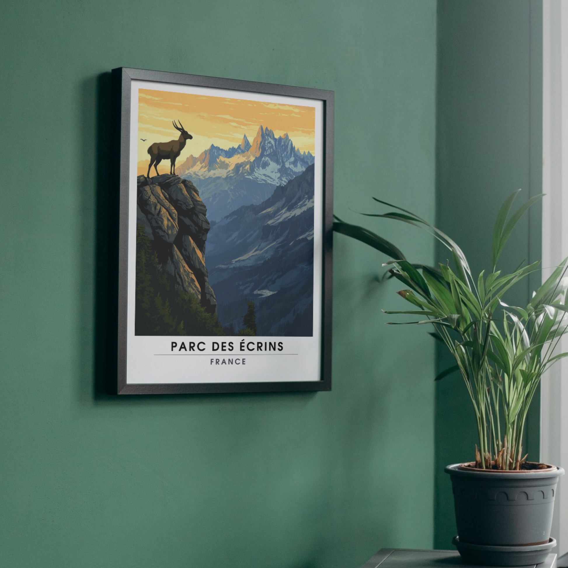 Affiche Parc des Écrins | Impression France  |  Affiche France