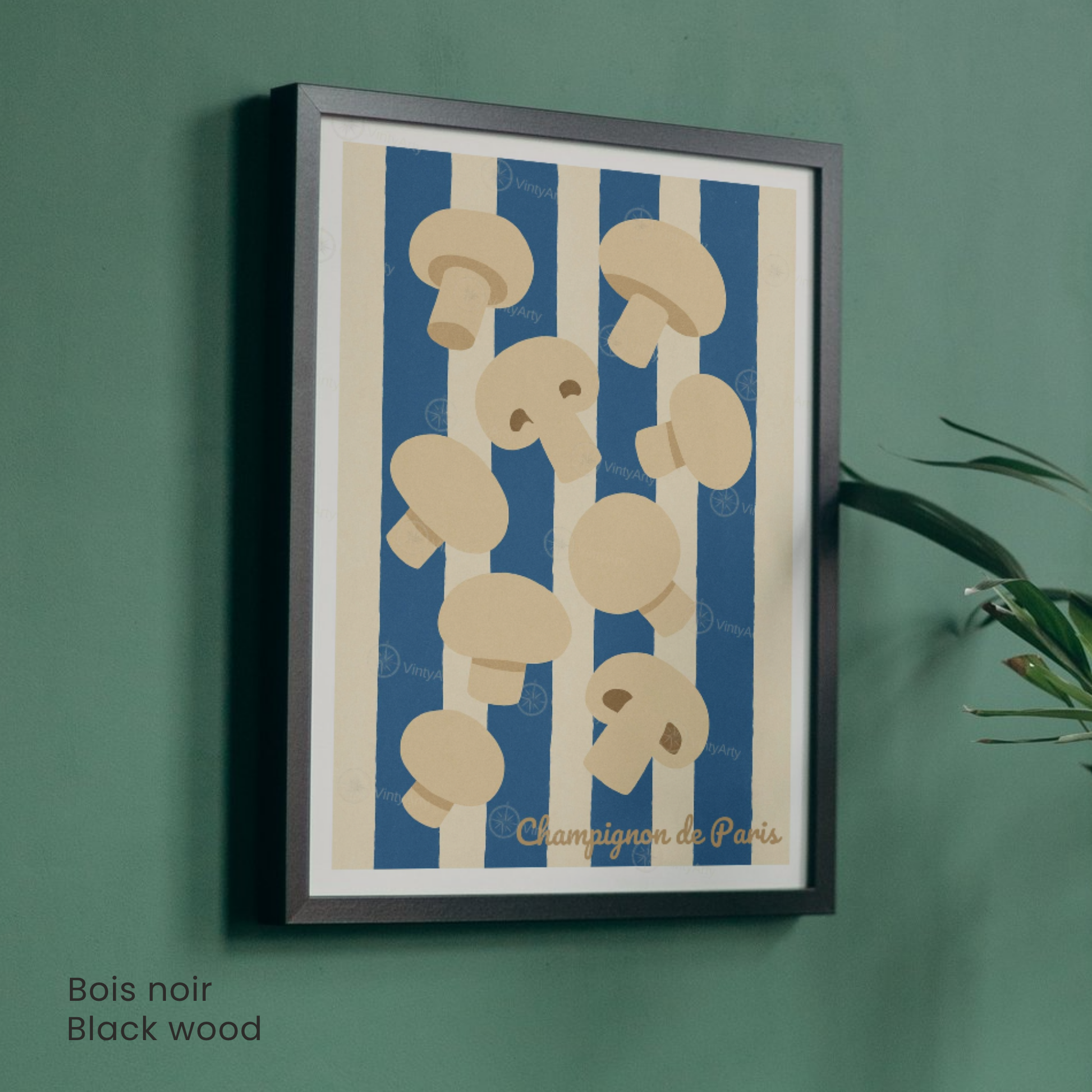 Affiche Paris | Poster champignon | Affiche France