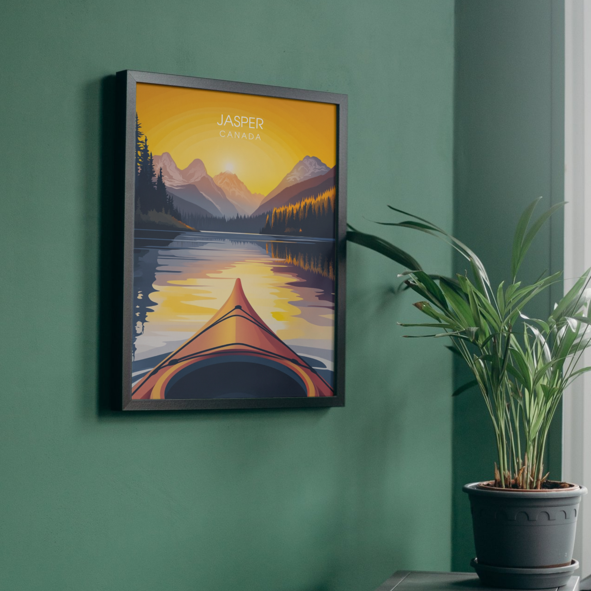 Affiche Parc national de jasper | Impression Canada | Affiche Canada