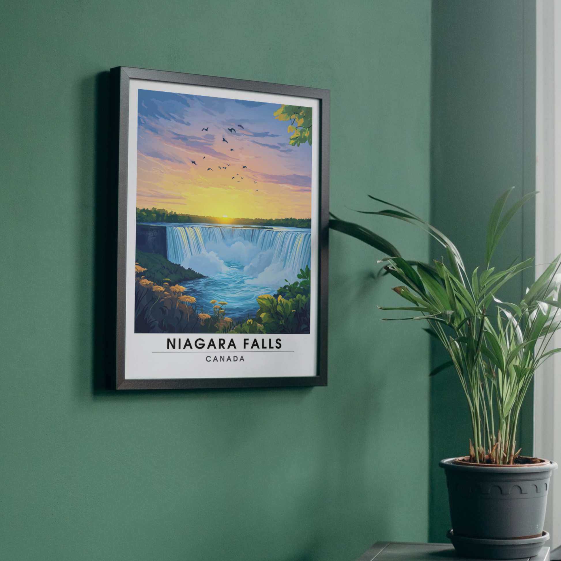 Affiche Chutes du Niagara | Poster décoratif Canada | Affiche Canada