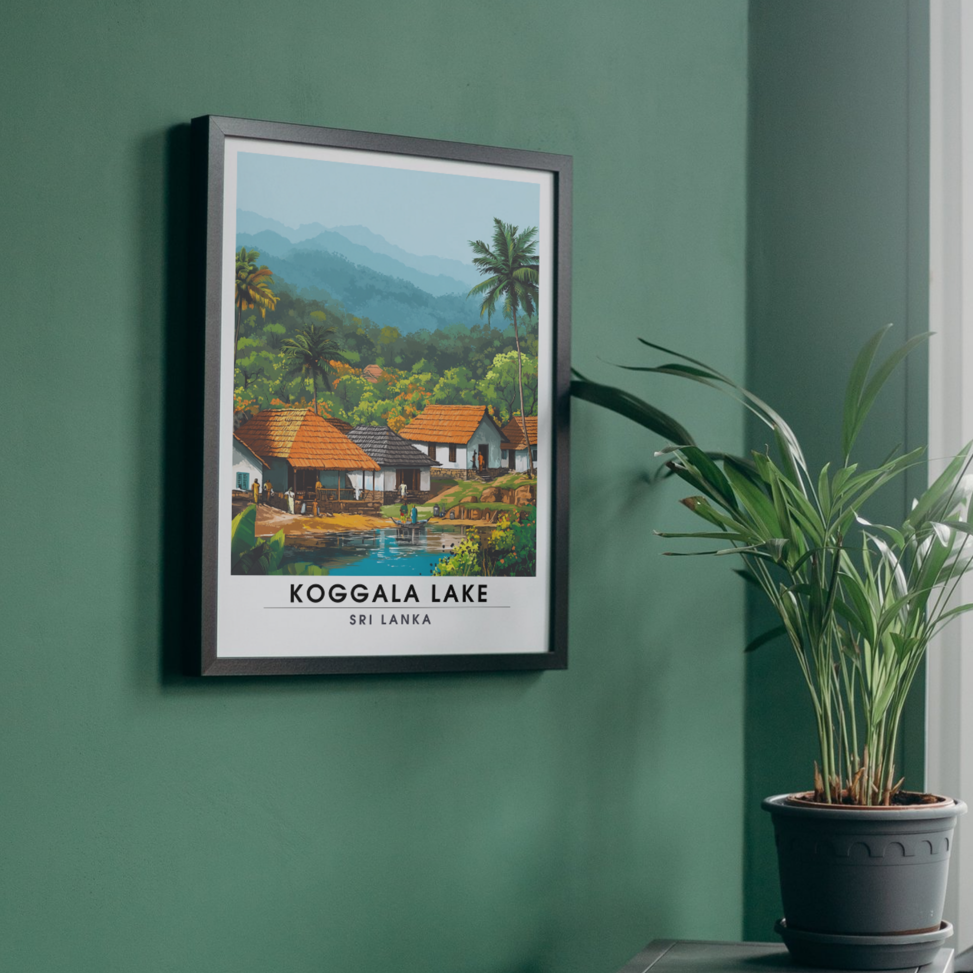 Affiche Koggala Lake | Impression Sri Lanka | Affiche Lake