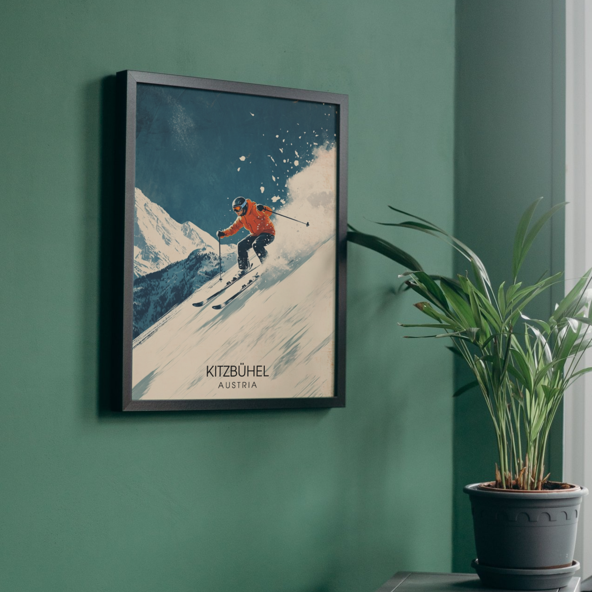 Affiche Kitzbühel | Impression de voyage Autriche | Affiche Autriche